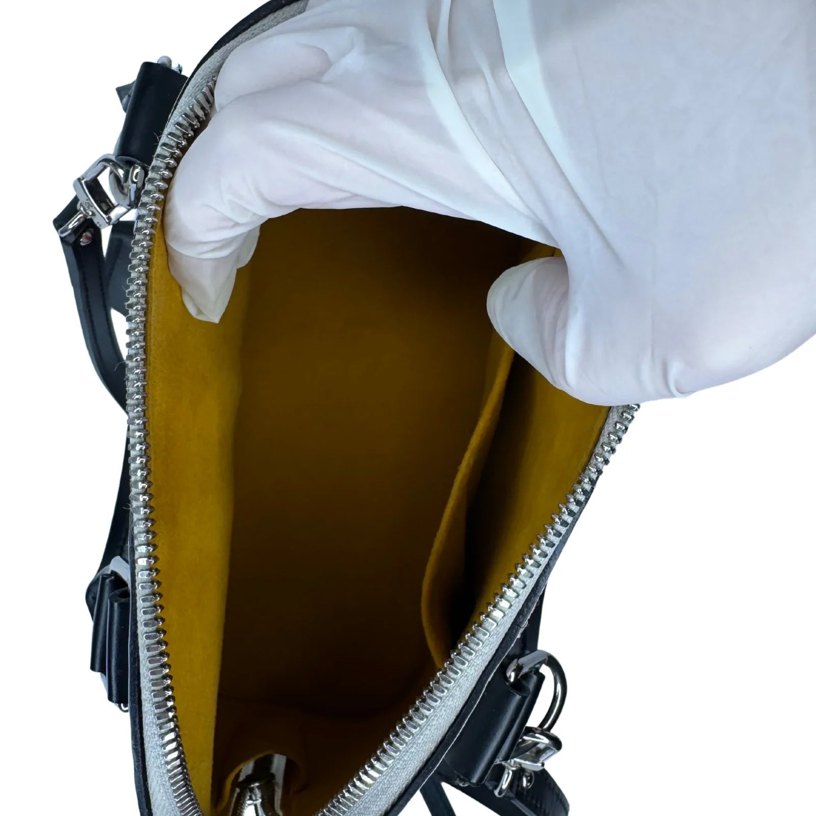 Louis Vuitton Epi Stripe Alma BB – Red and Pink CrossBody Bag - Lost Designer