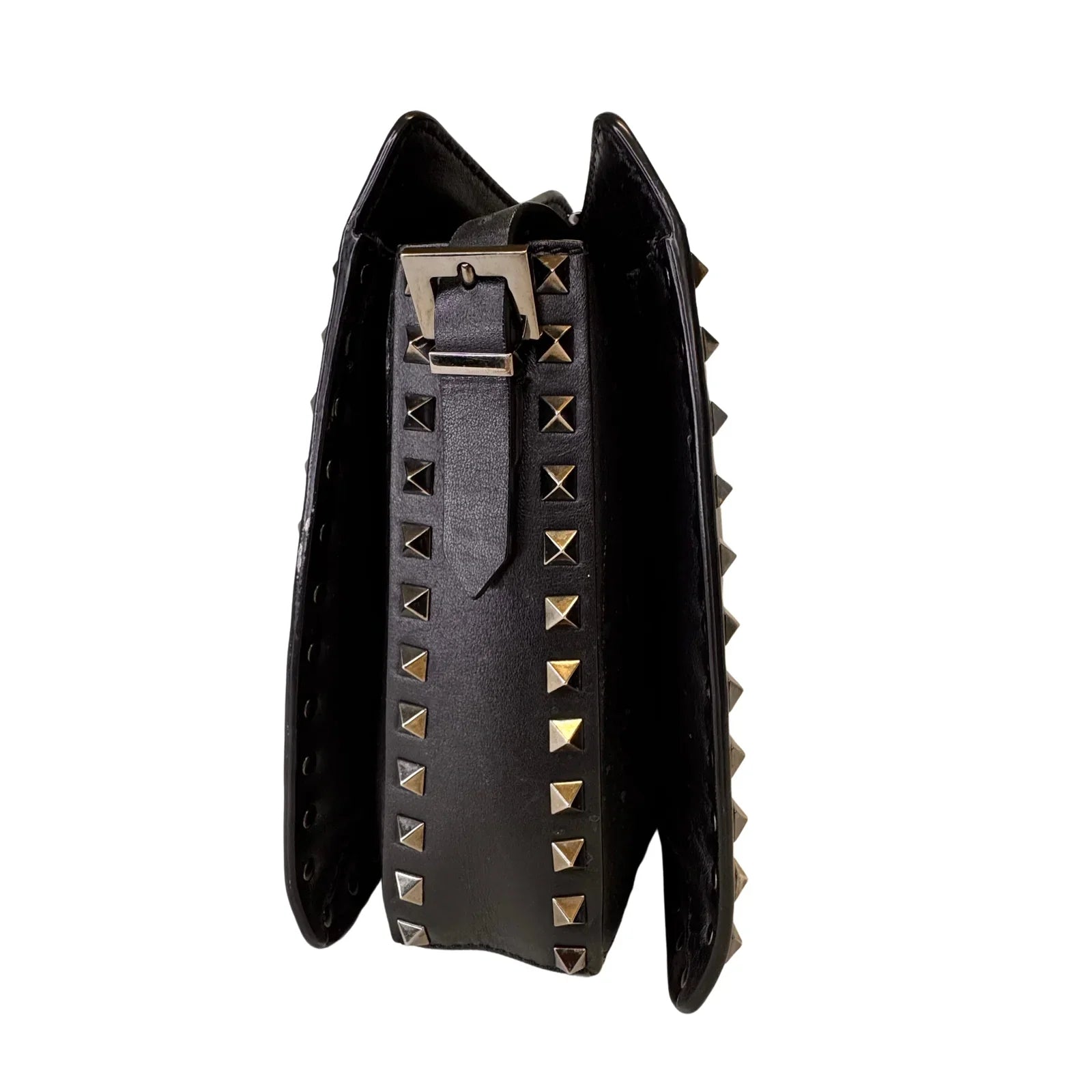Valentino Black Leather Shoulder Bag