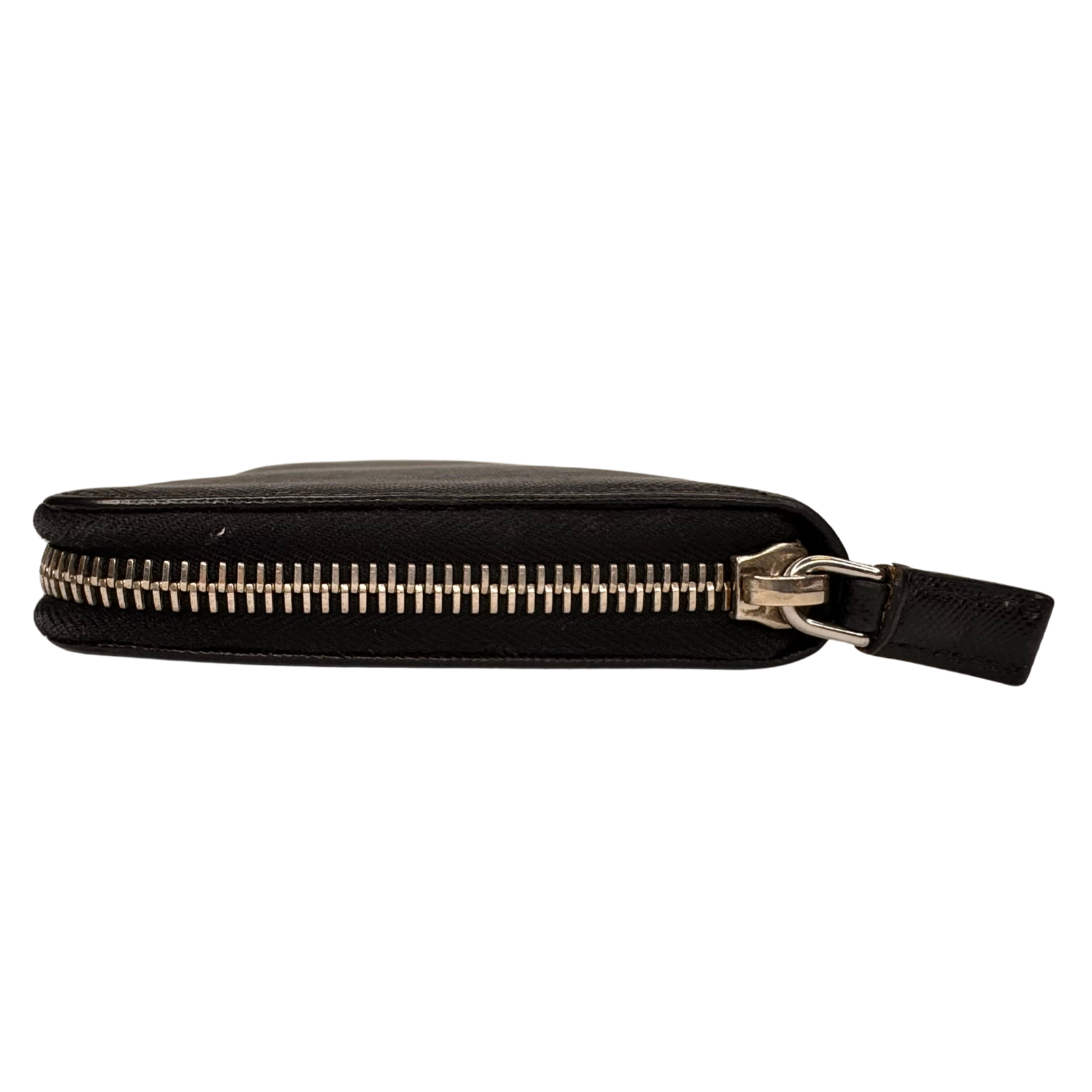 Prada Saffiano Leather Zip-Around Long Wallet – Nero Black