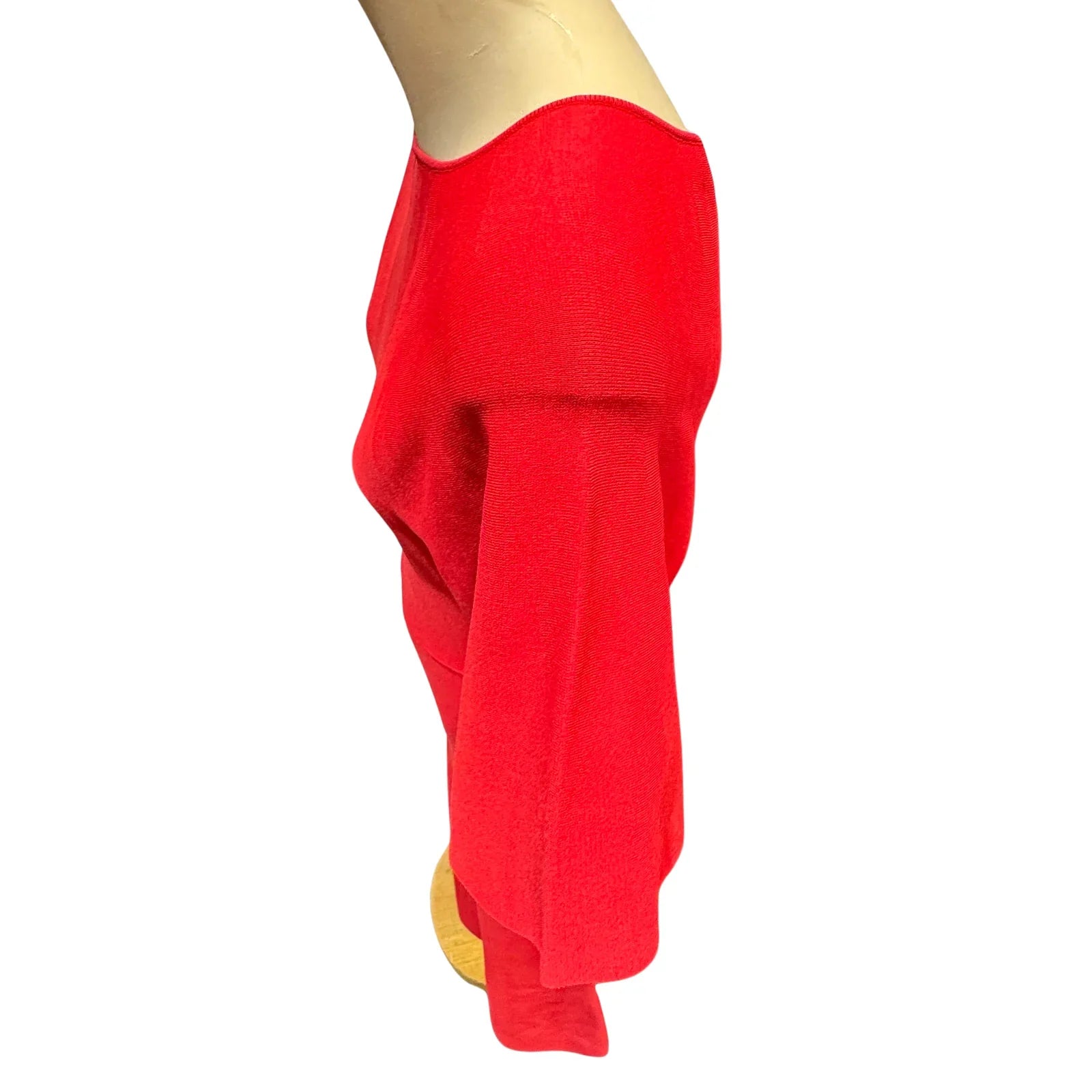 Valentino Flutter Sleeve Maxi Dress Red - Lost Designer