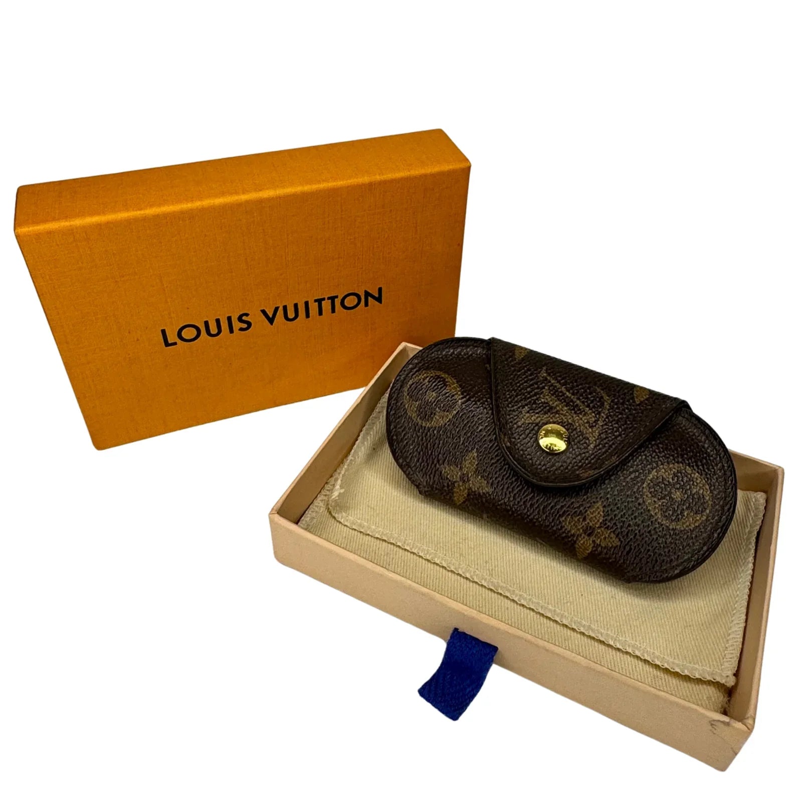Louis Vuitton Monogram Round Pouch Key Holder GM