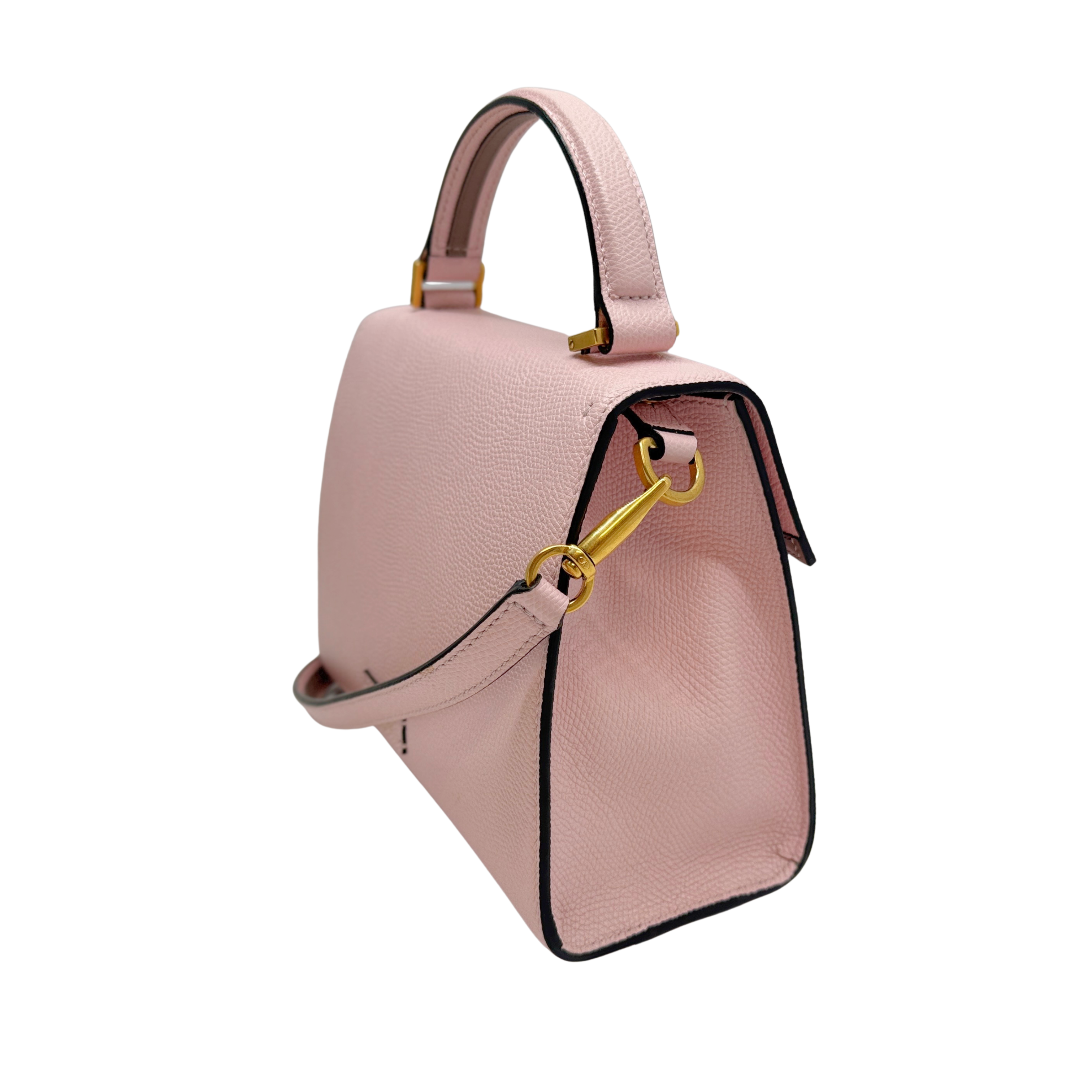 Valentino Garavani Small VSling Shoulder Bag Leather Pink