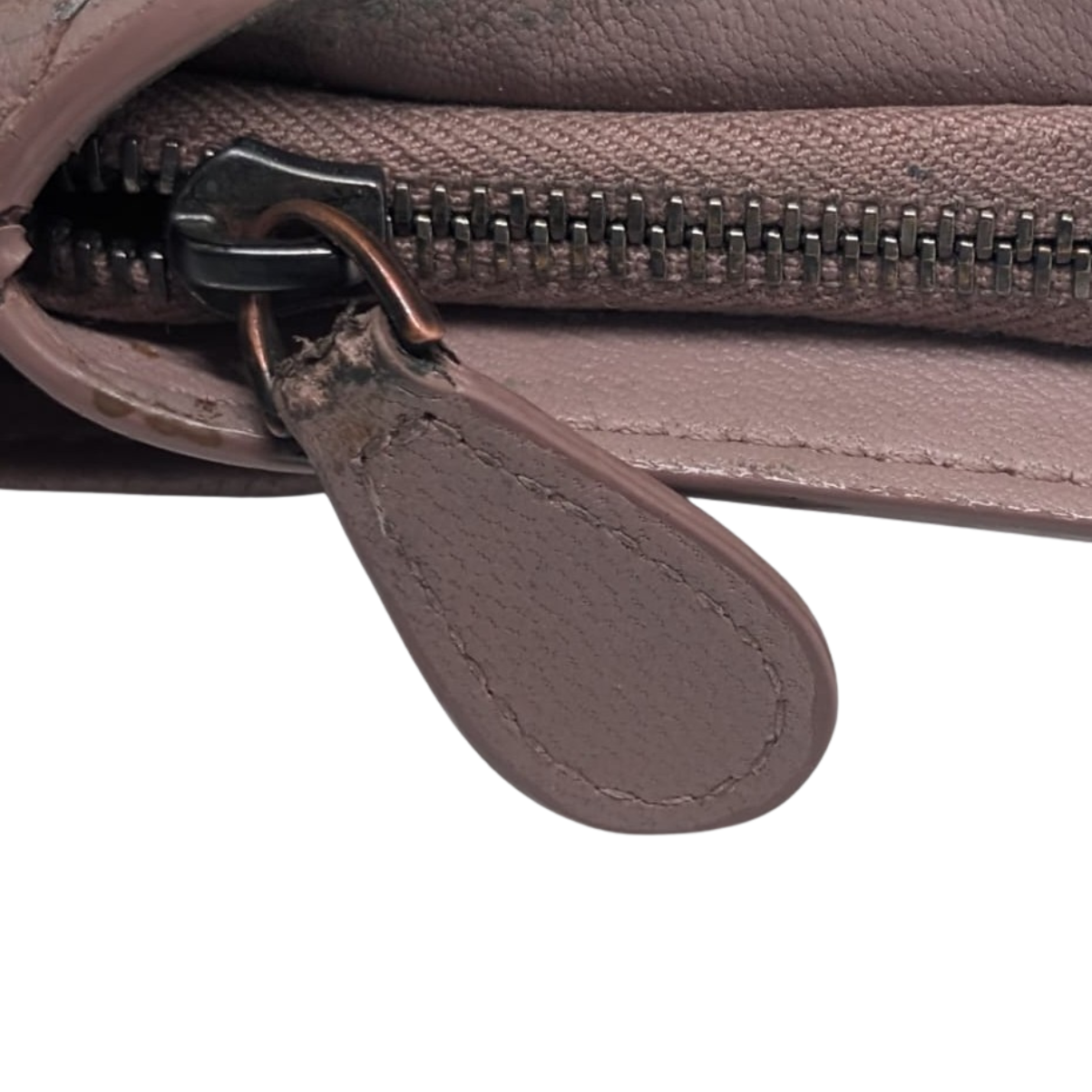 Bottega Veneta Intreciatto Vintage Wallet Leather Pink
