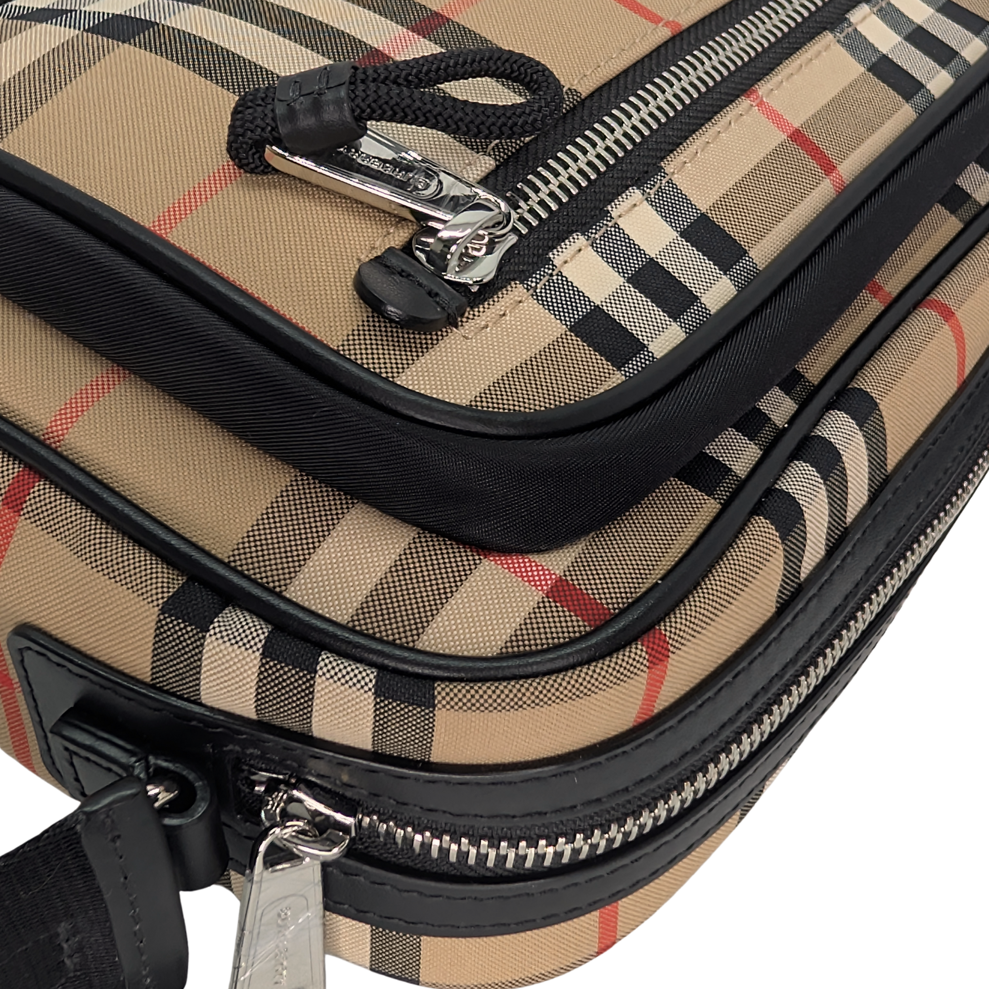 Burberry Vintage Check Crossbody Bag Beige