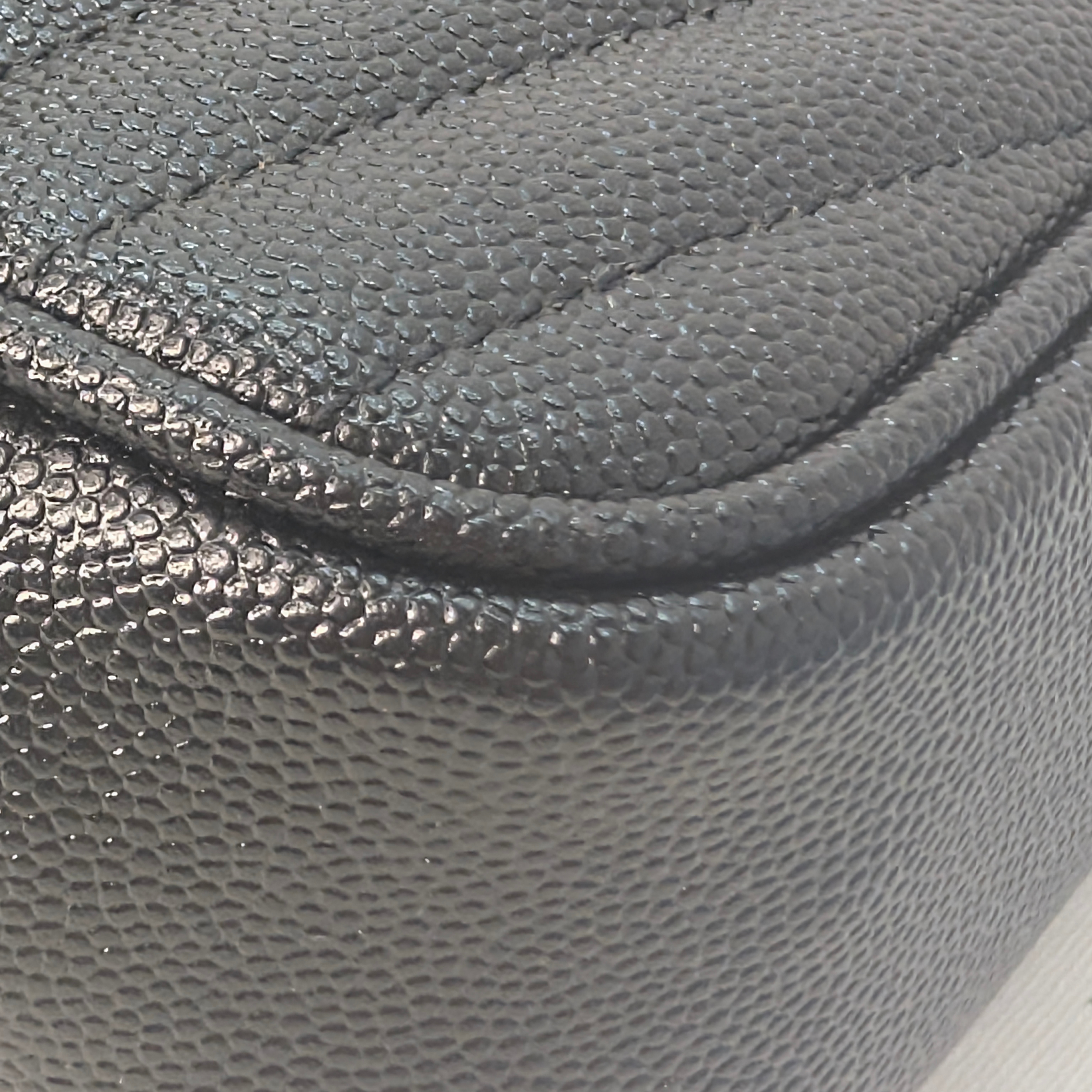 Saint Laurent Lou Mini Grain leather camera bag SHW
