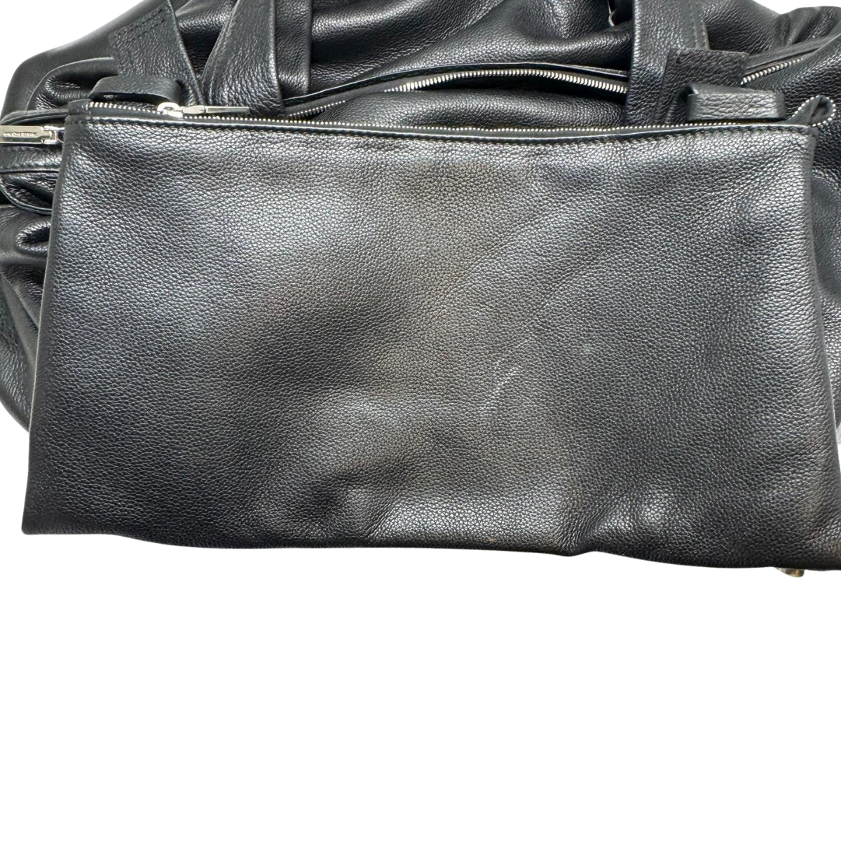 Versace Carry On Large Leather Black