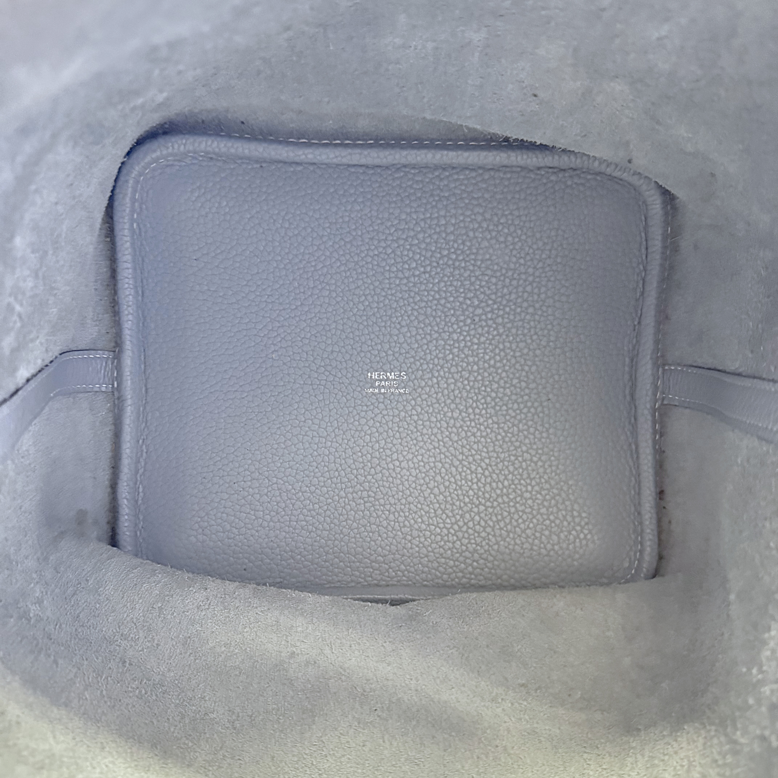 Hermès Picotin Lock 18 Handbag Leather Light Blue