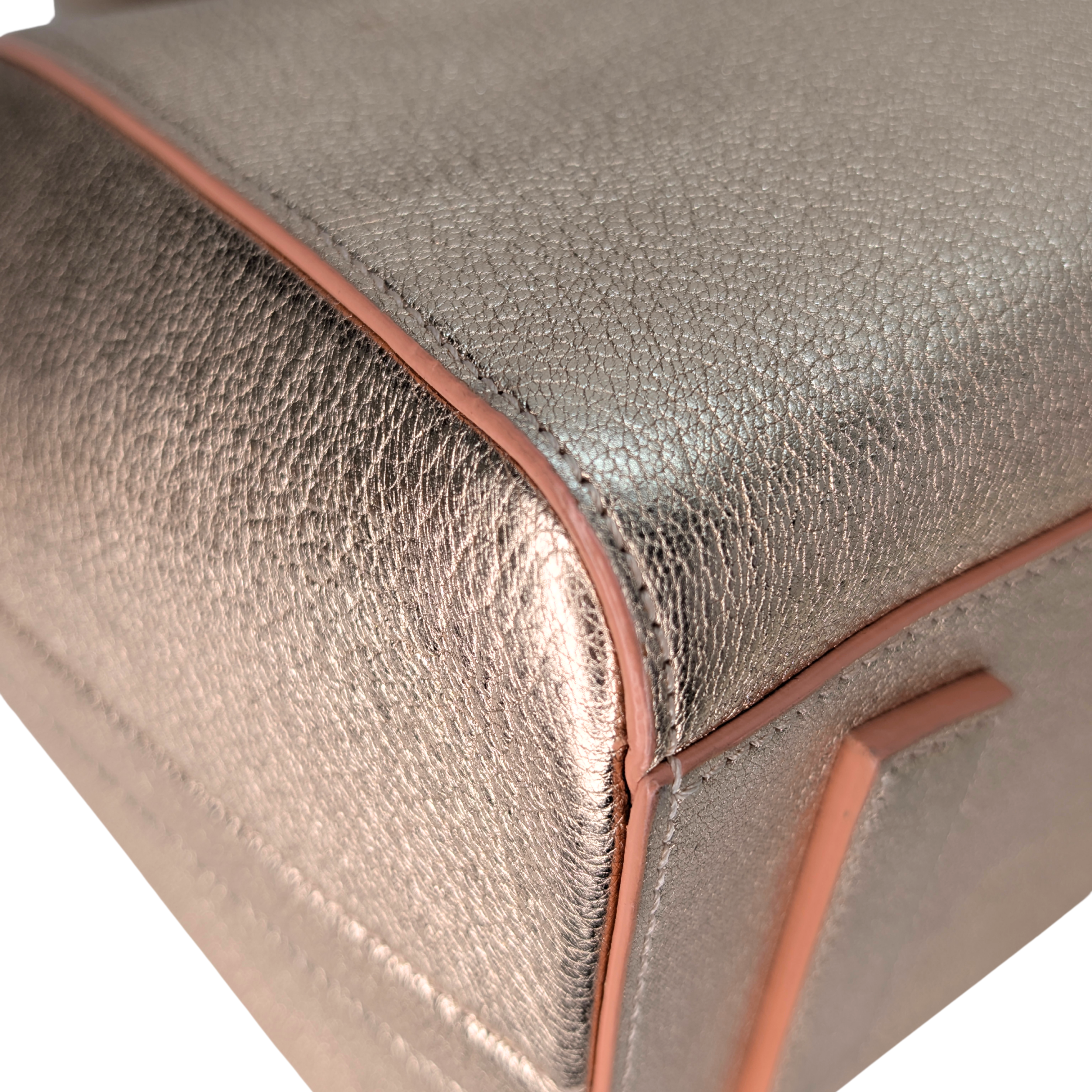 Givenchy Antigona Small Sugar Goatskin Metalic Pink Bag