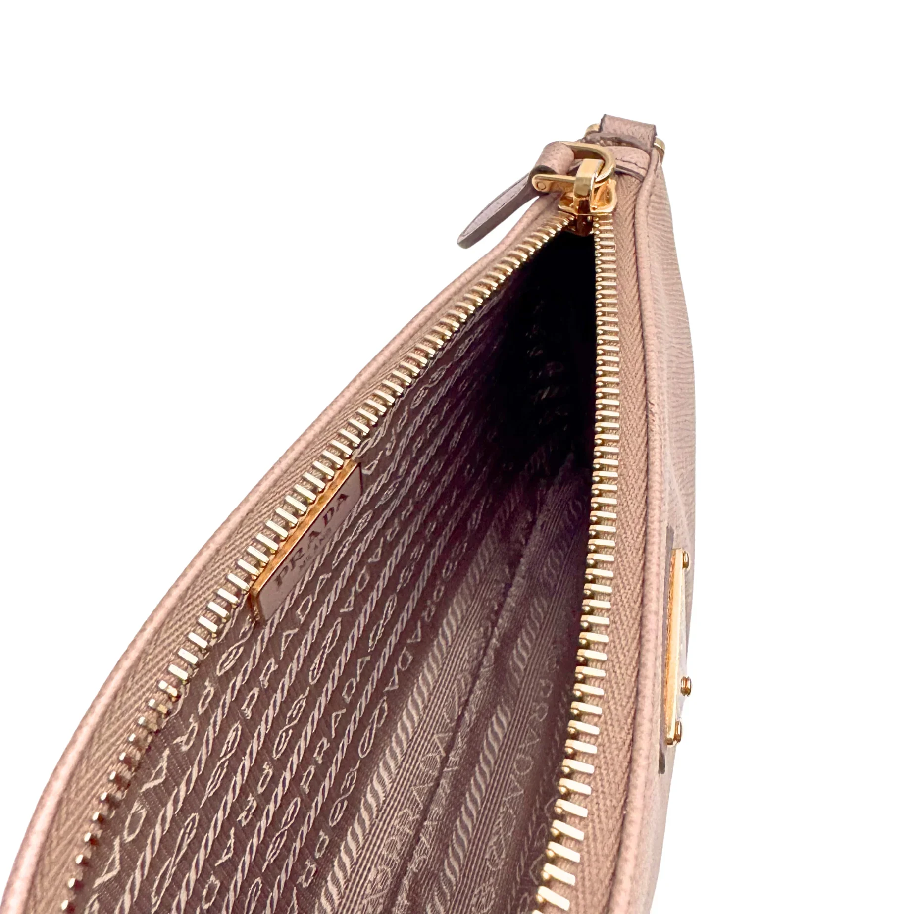 Prada Re-edition Crossbody Bag Leather Beige - Lost Designer