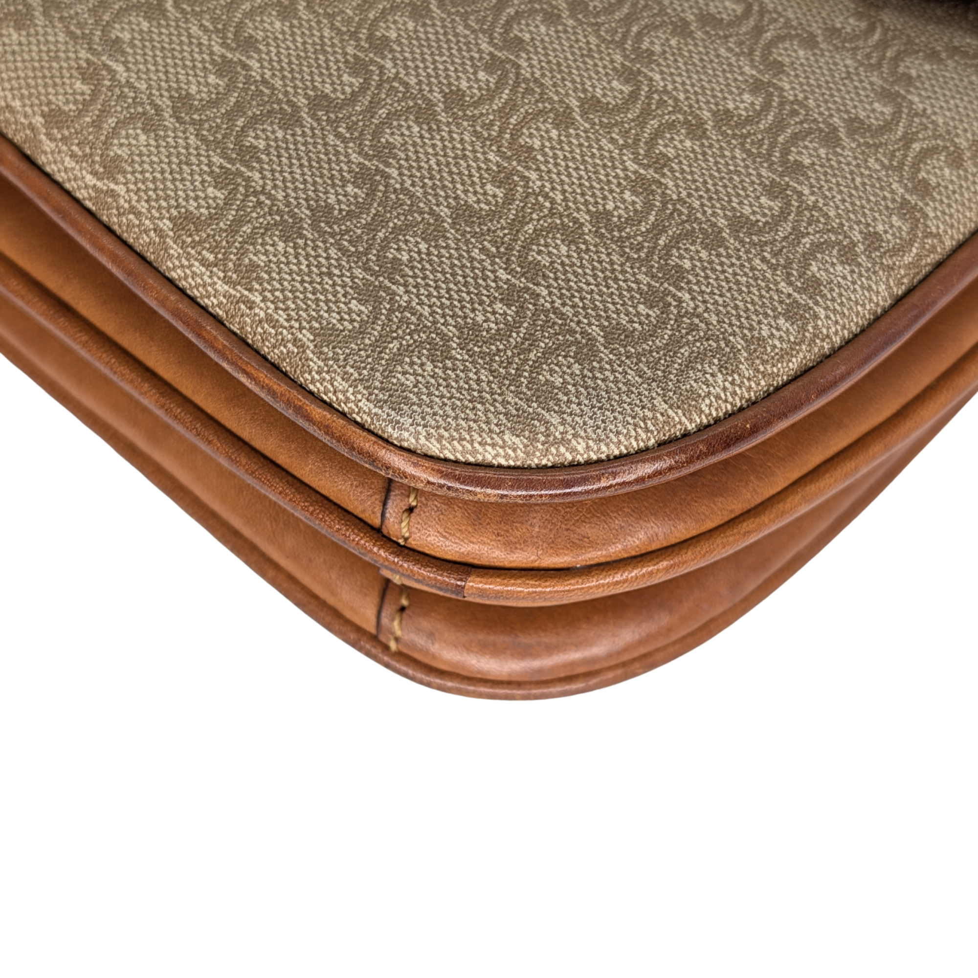 Celine Macadam Shoulder Bag Beige