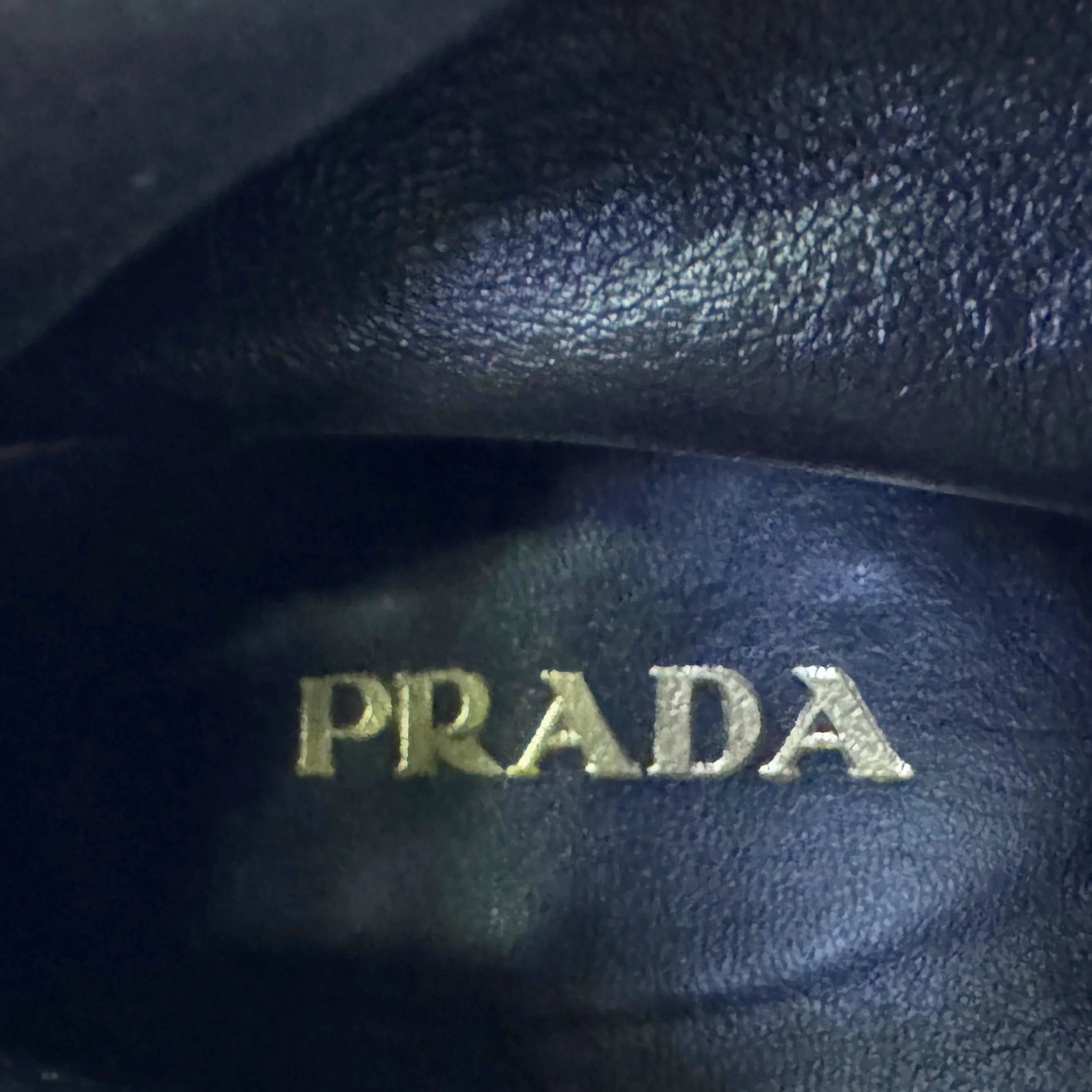 Prada Brown Leather Knee High Flat Boots Size 39