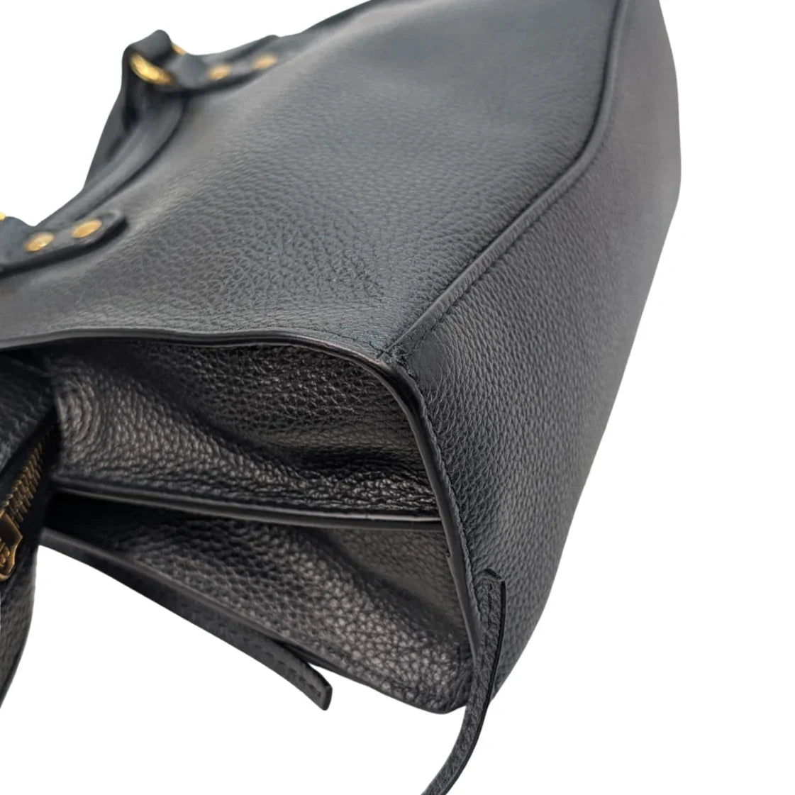 Balenciaga Neo Classic Gold Hardware Mini City Black - Lost Designer