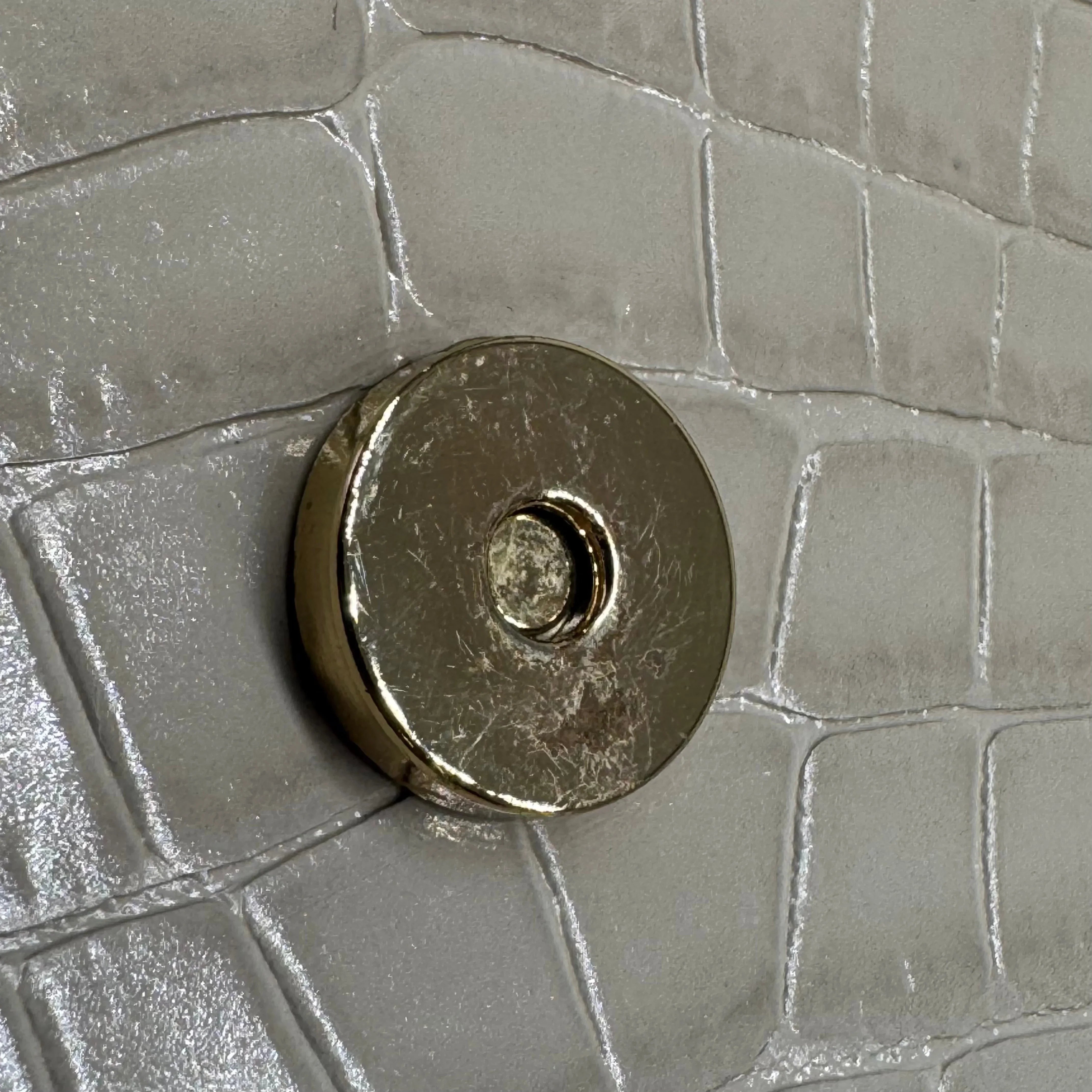 Alexander McQueen Skull Crossbody Bag Leather Grey White - Lost Designer