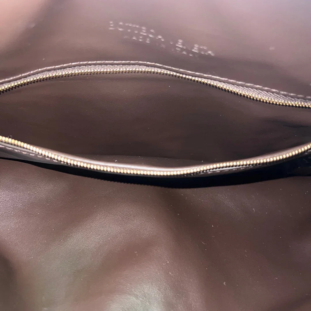 Brand New Bottega Veneta Gemelli Large Shoulder Bag – Intrecciato Dark Brown