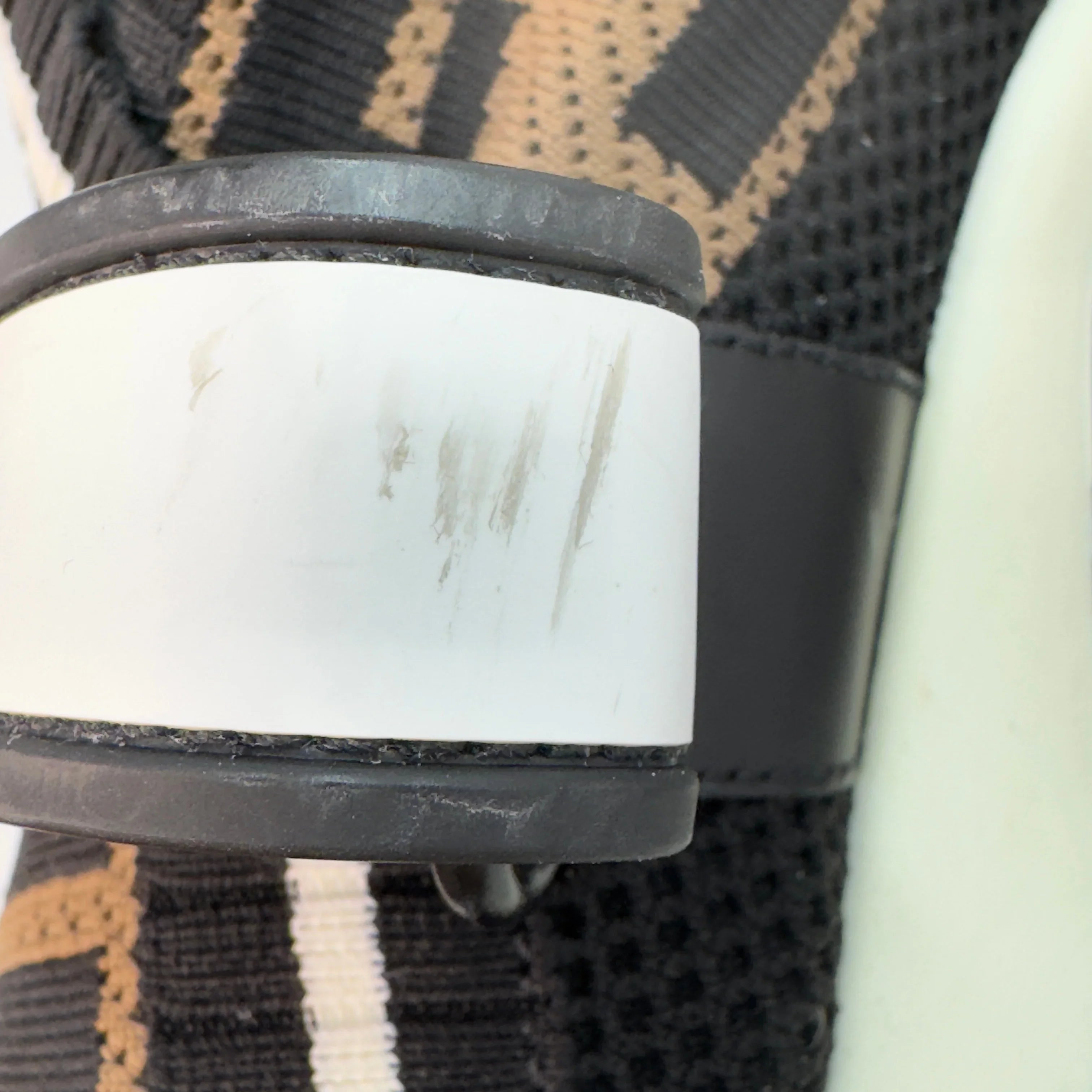 Fendi Stretch Yarn FF Stiff Band Rockoko Sneakers 38 - Lost Designer