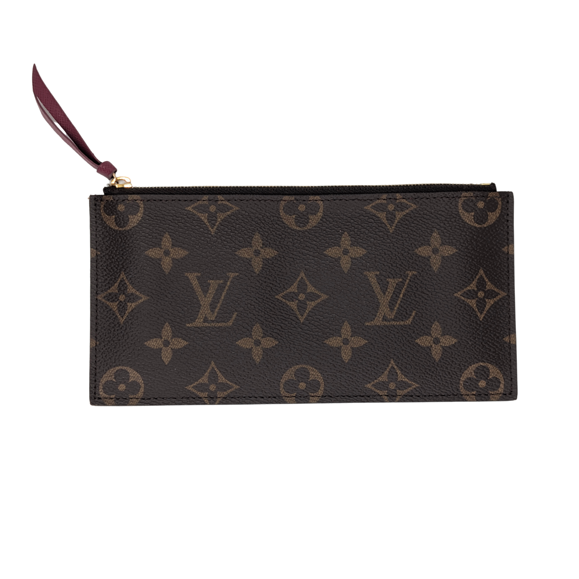Louis Vuitton Félicie Pochette Clutch Bag Brown