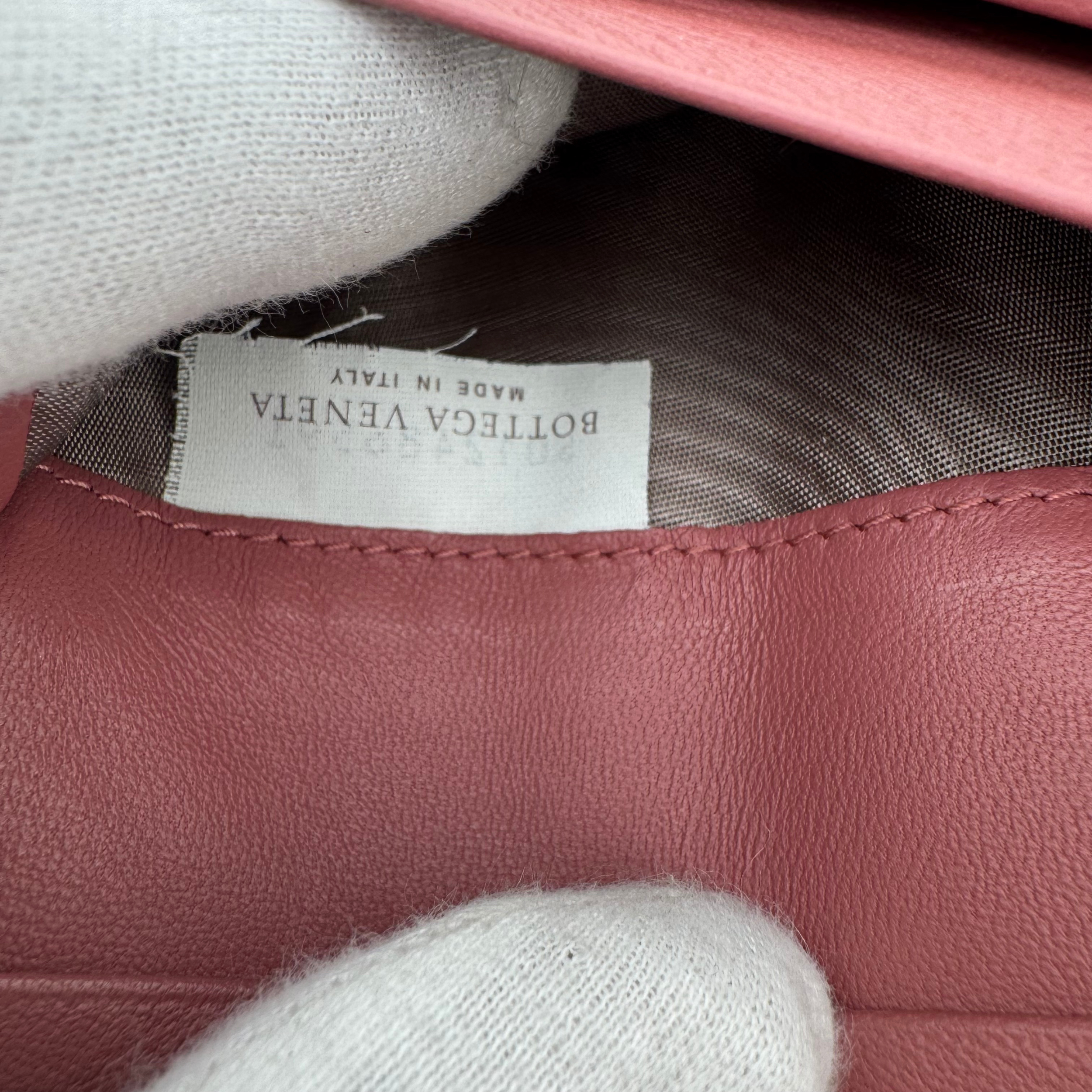 Bottega Veneta Tri Color Intrecciato Leather French Flap Wallet