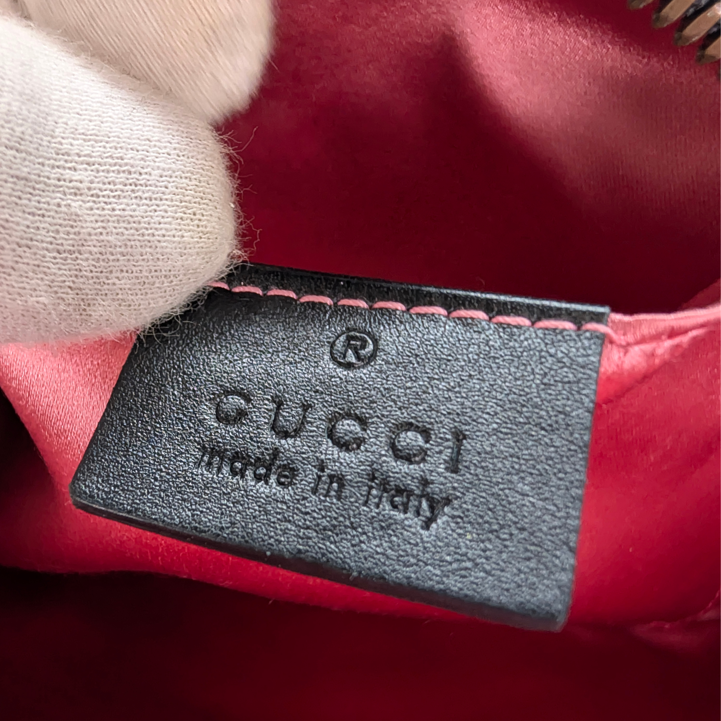 Gucci Marmont Velvet Small Camera Bag Black