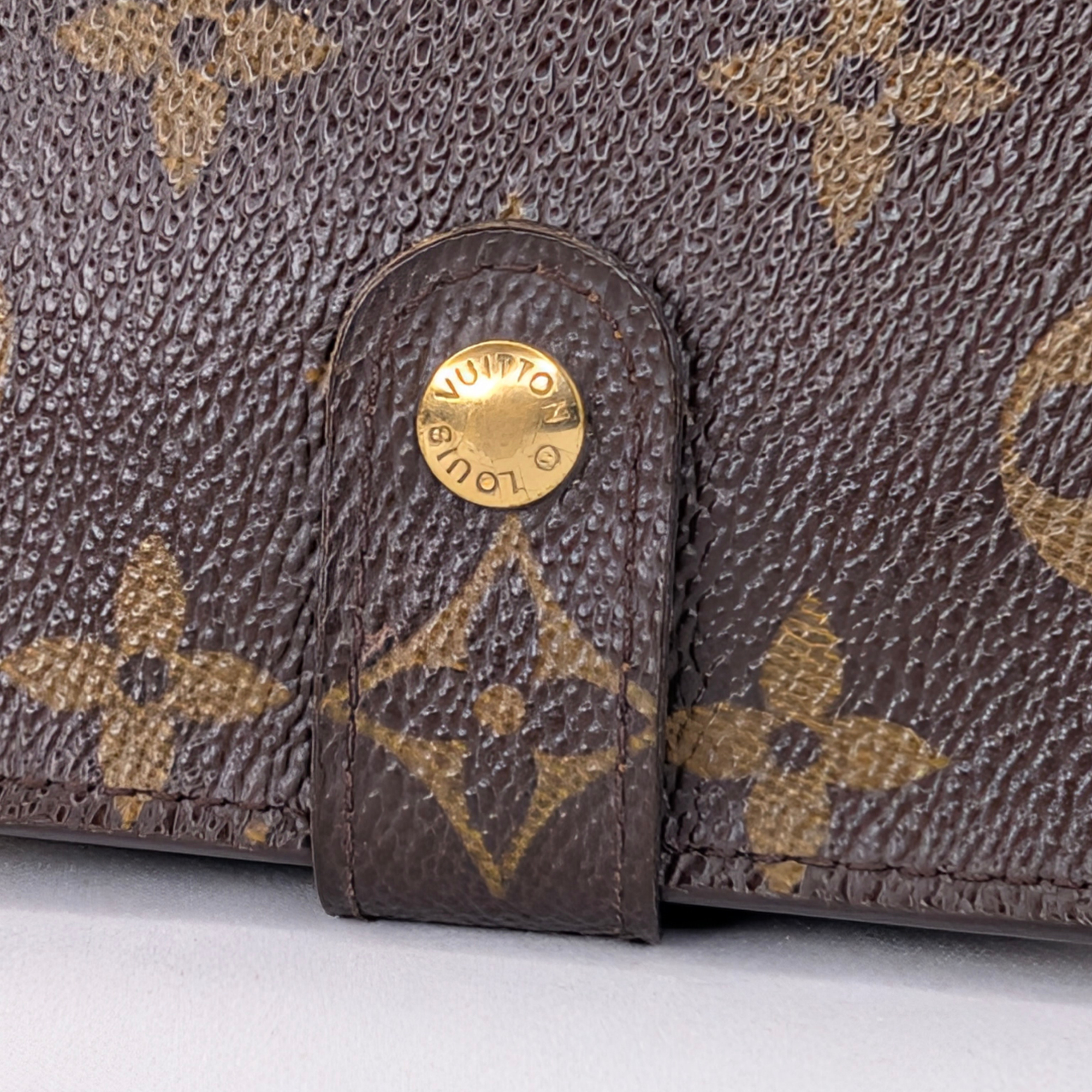Louis Vuitton Compact Zip Bi-Fold Wallet Brown