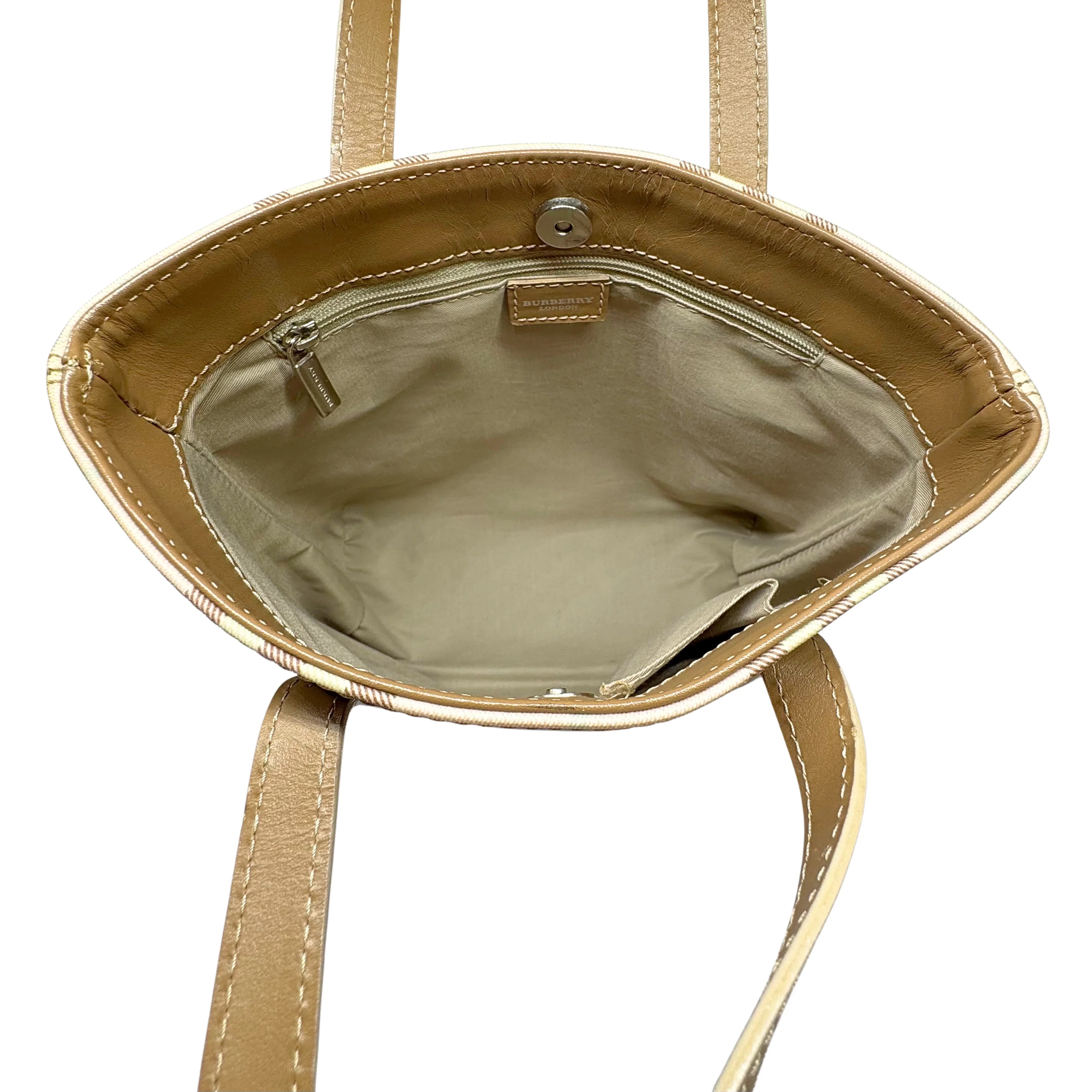 Burberry Nova Check Tote Bag Pink - Lost Designer