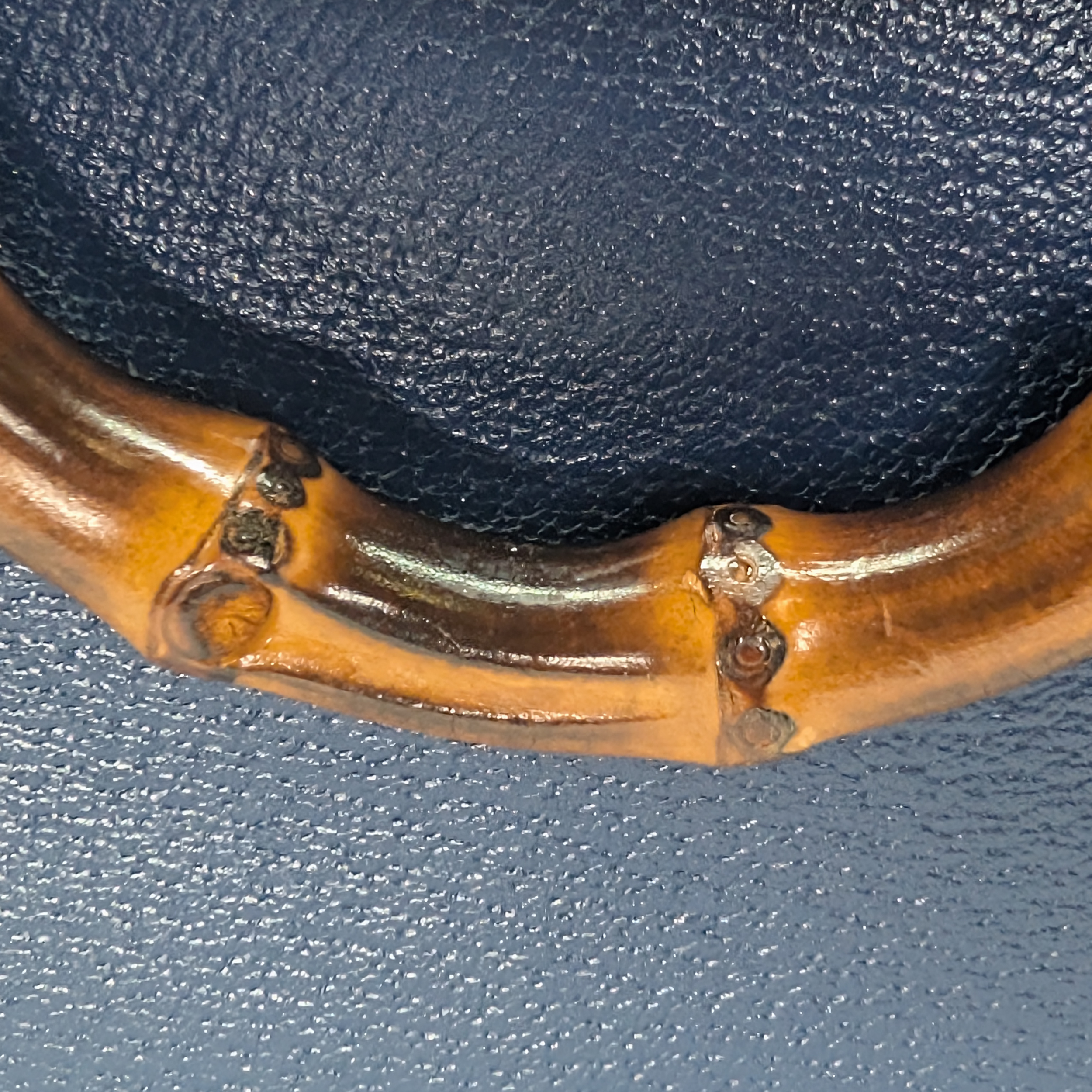 Gucci Calfskin Small Diana Tote Royal Crop Blue Bag