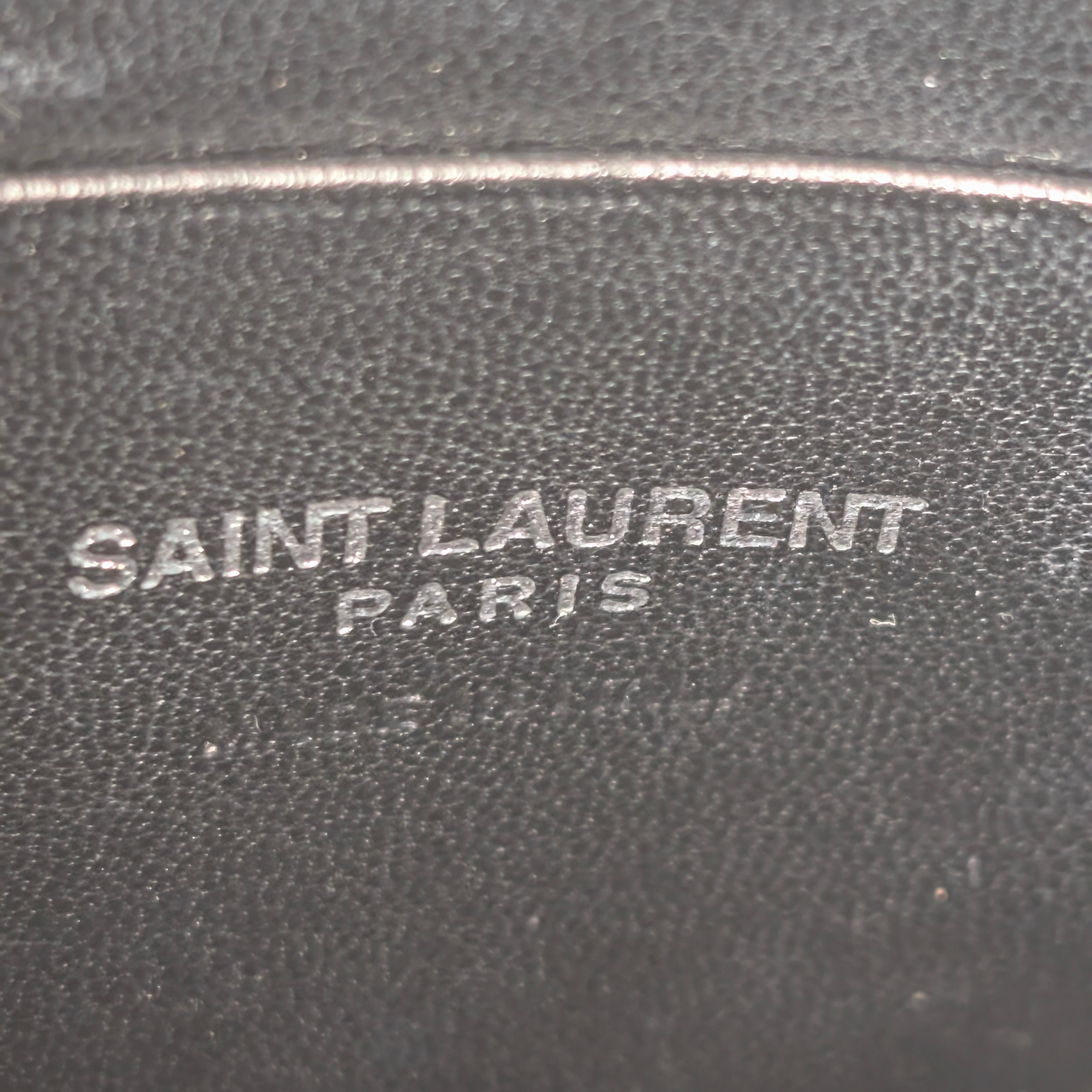 Saint Laurent Lou Mini Grain leather camera bag SHW