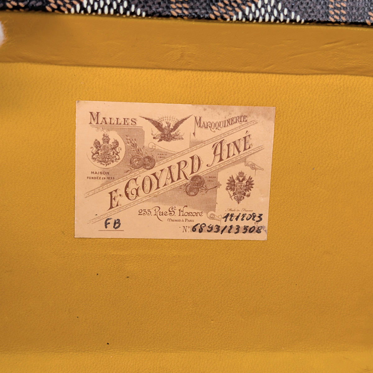 Goyard Minaudière Trunk Bag