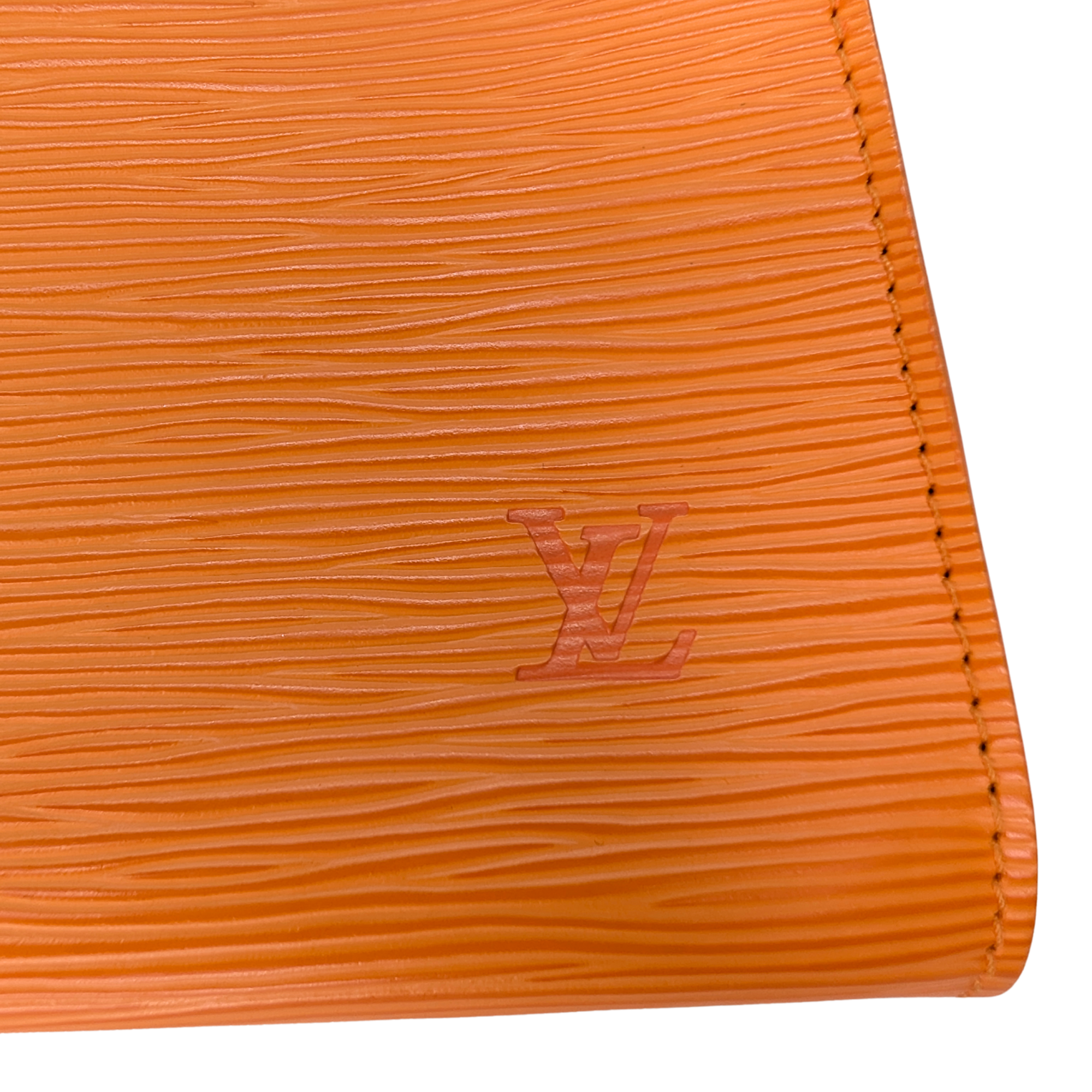 Louis Vuitton Epi Pochette Accessoires Shoulder Bag Orange