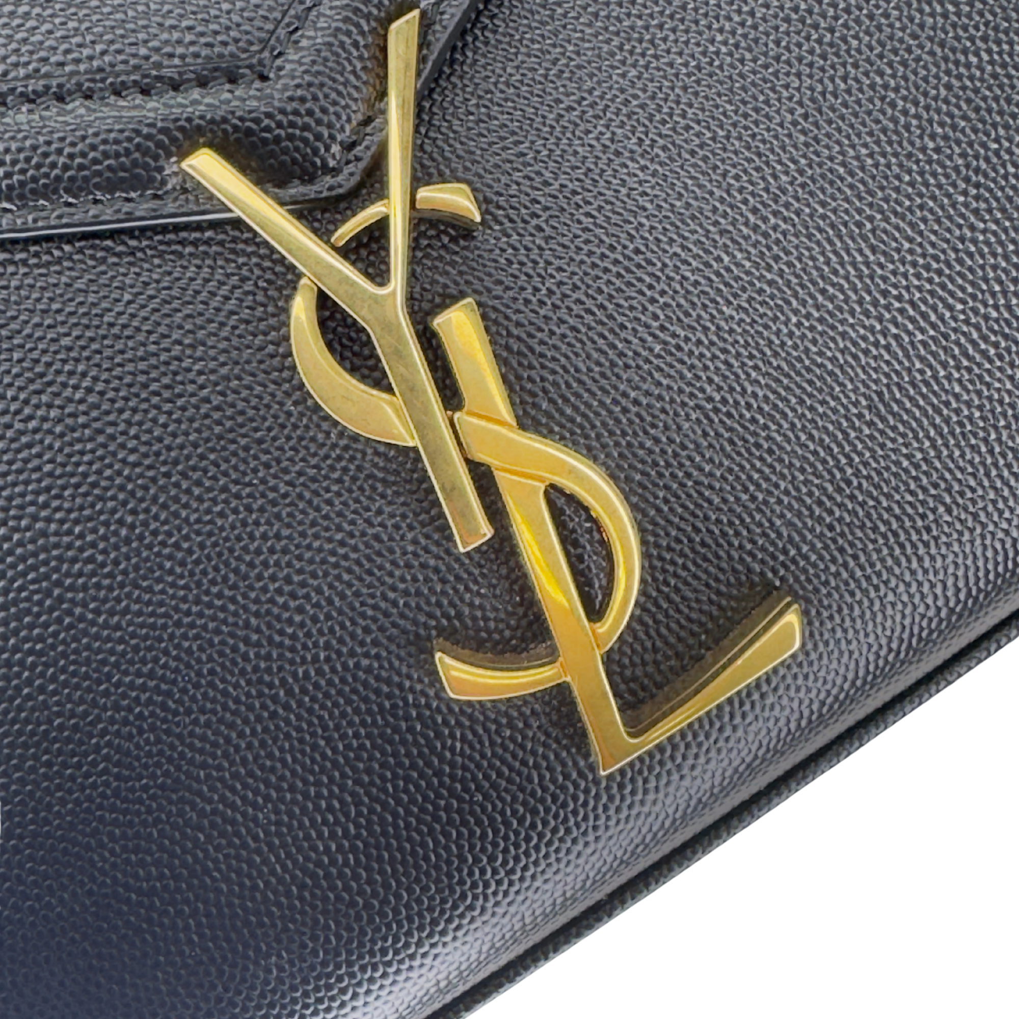 Saint Laurent Cassandra Top Handle Mini Bag Black