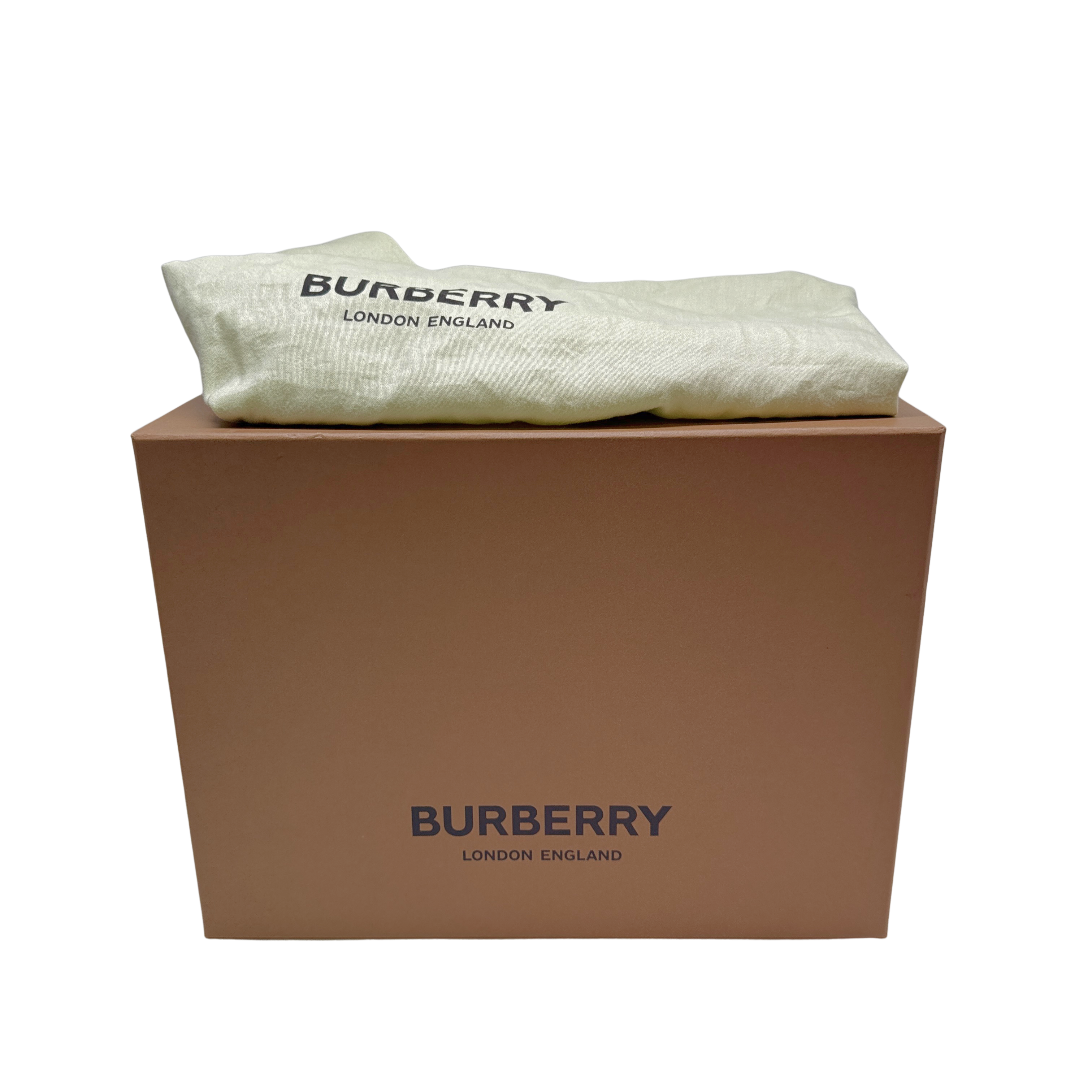 Burberry TB Small Check Bucket Bag Brown