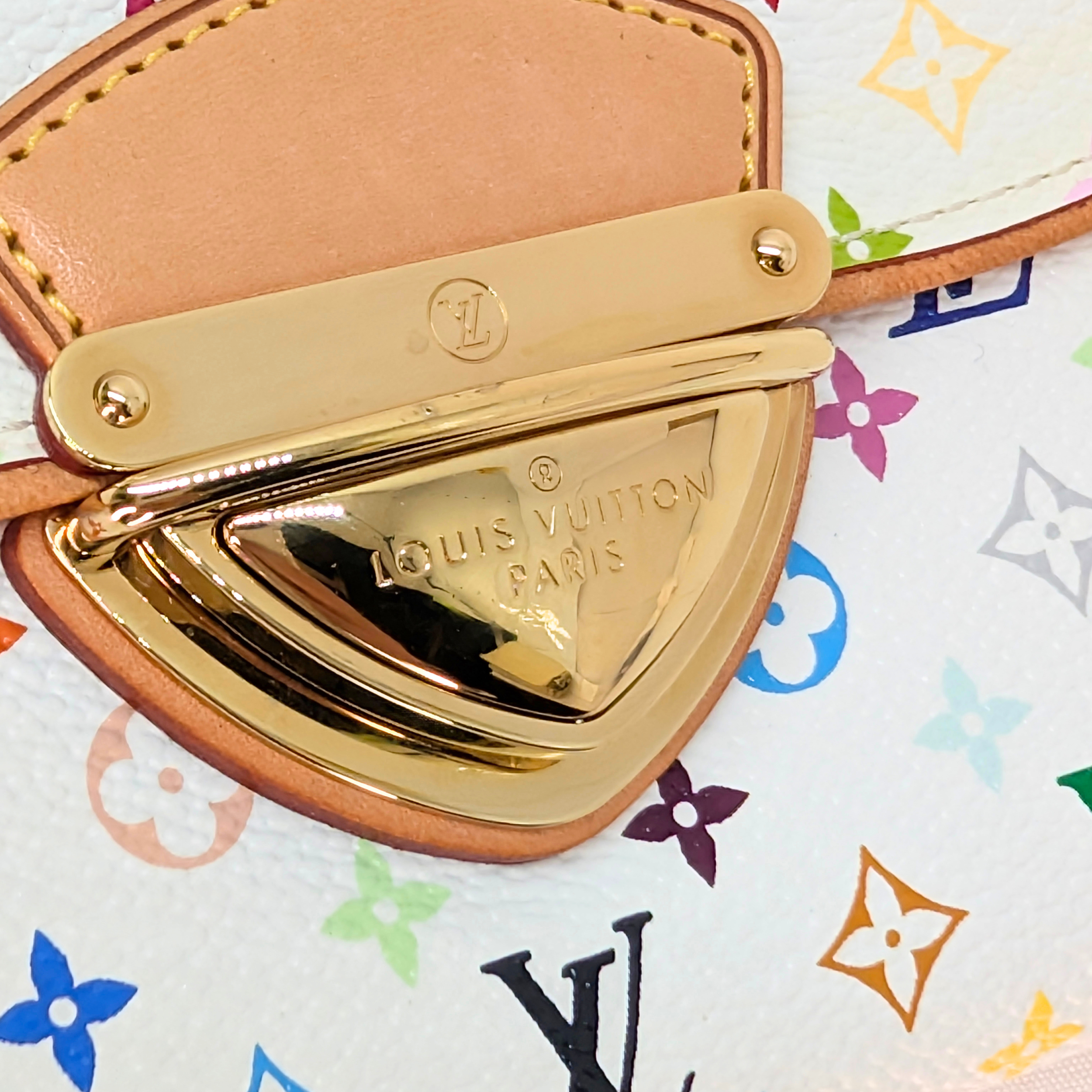 Louis Vuitton White Multicolor Monogram Canvas Eugenie Wallet