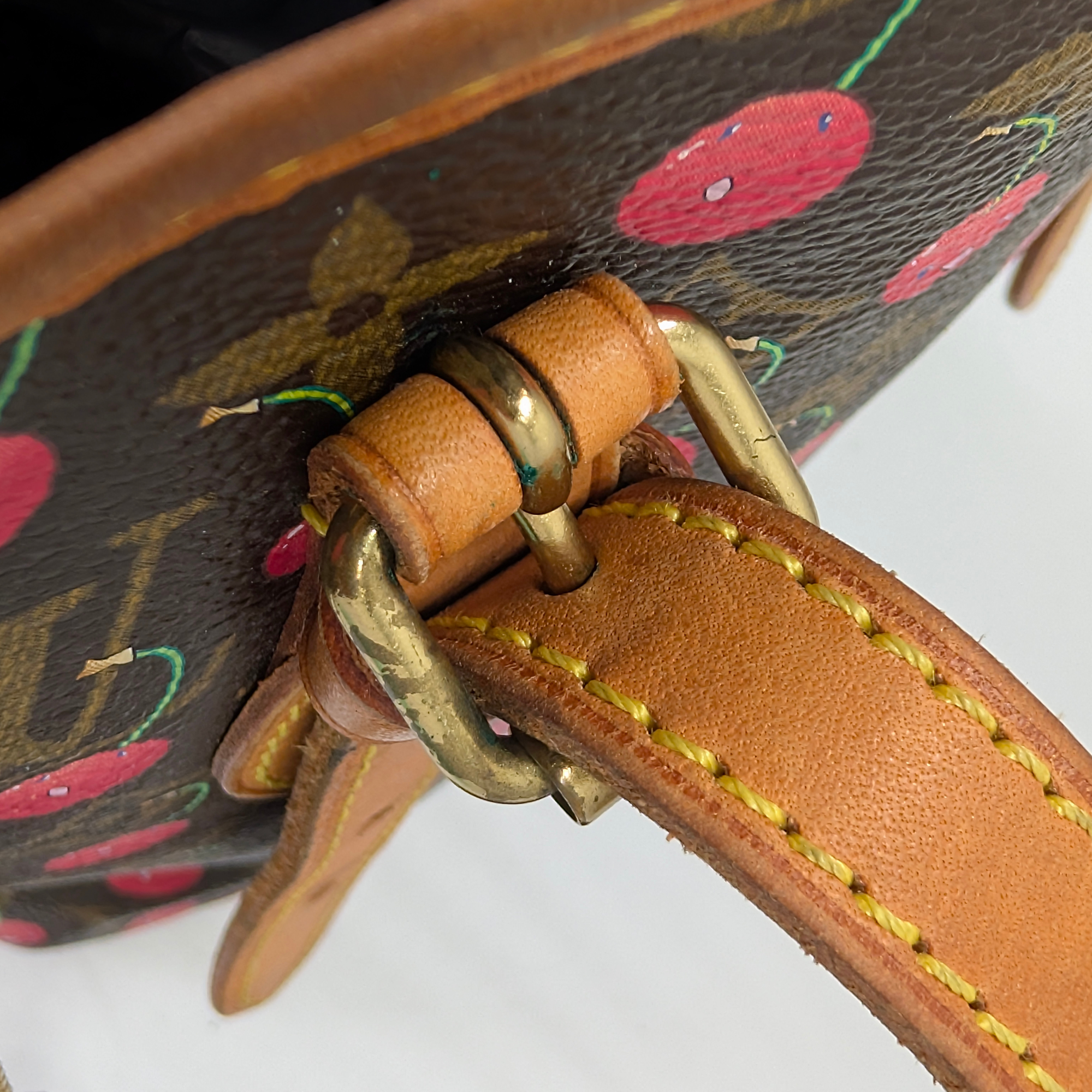 Louis Vuitton Cerises Bucket Murakami Cherry Handbag