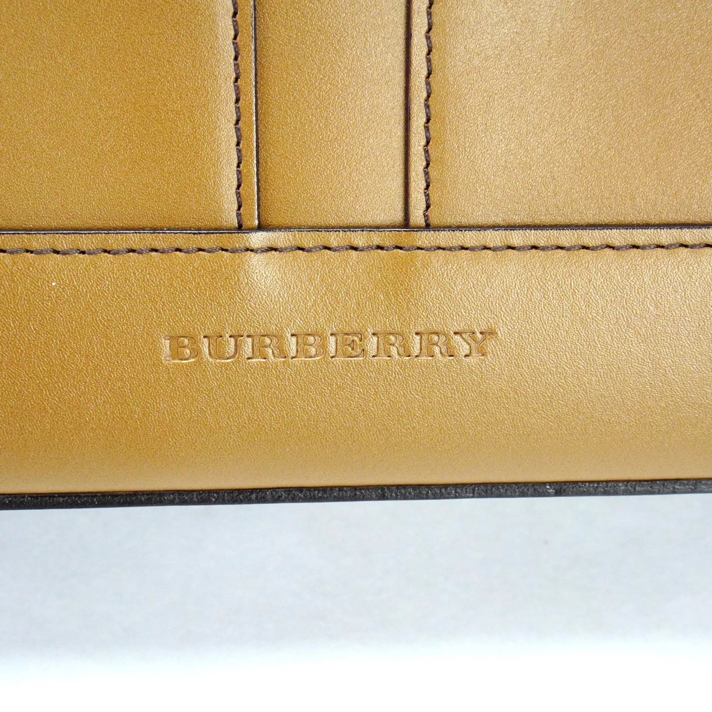 Burberry Handbag Leather Brown