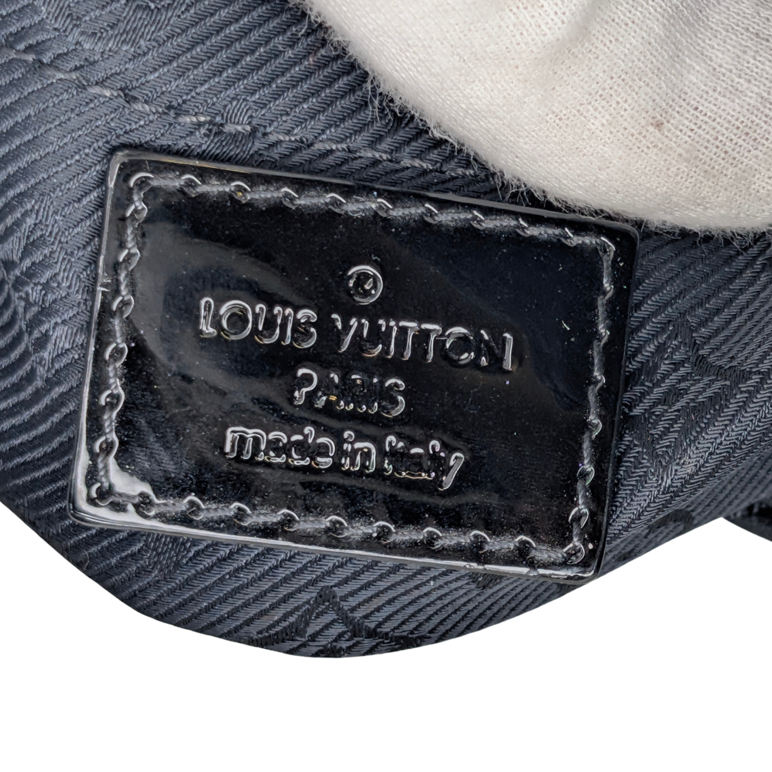 Louis Vuitton Altair Clutch Monogram Motard Black