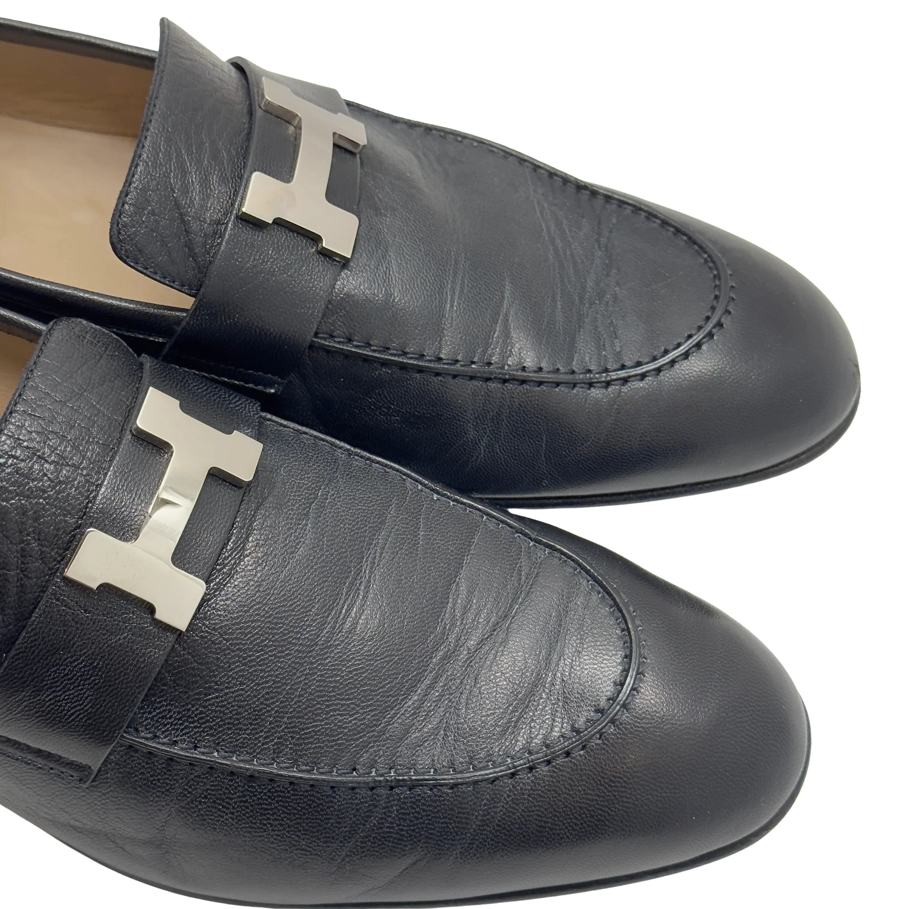 Hermès Paris Loafer Mens Black 46 - Lost Designer