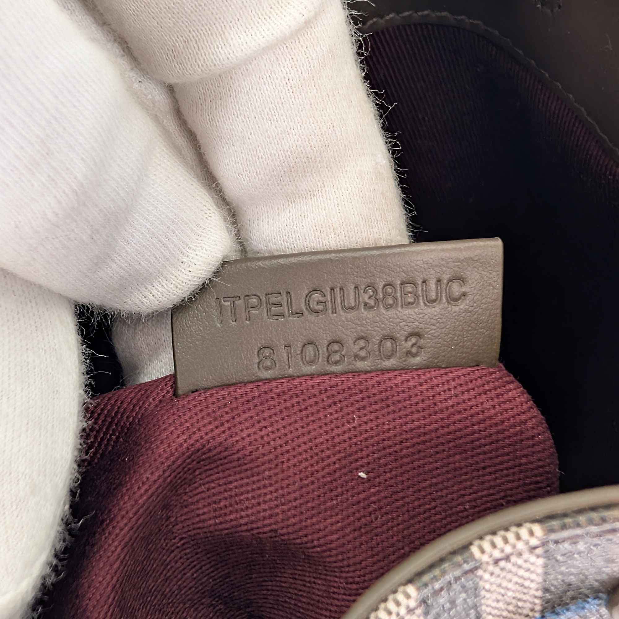 Burberry Mini Drawstring Bucket Bag Grey