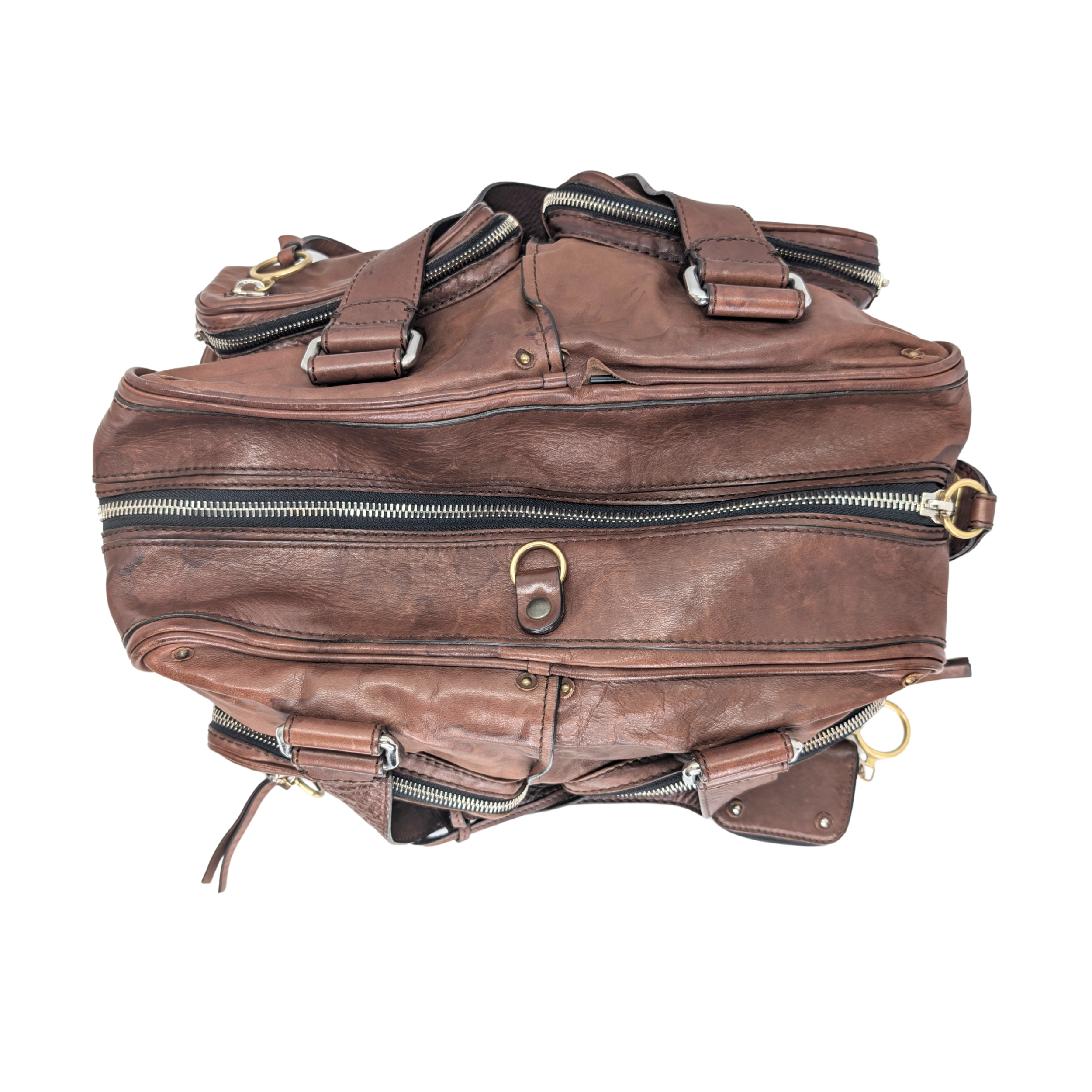 Chloe Betty Leather Handbag Brown