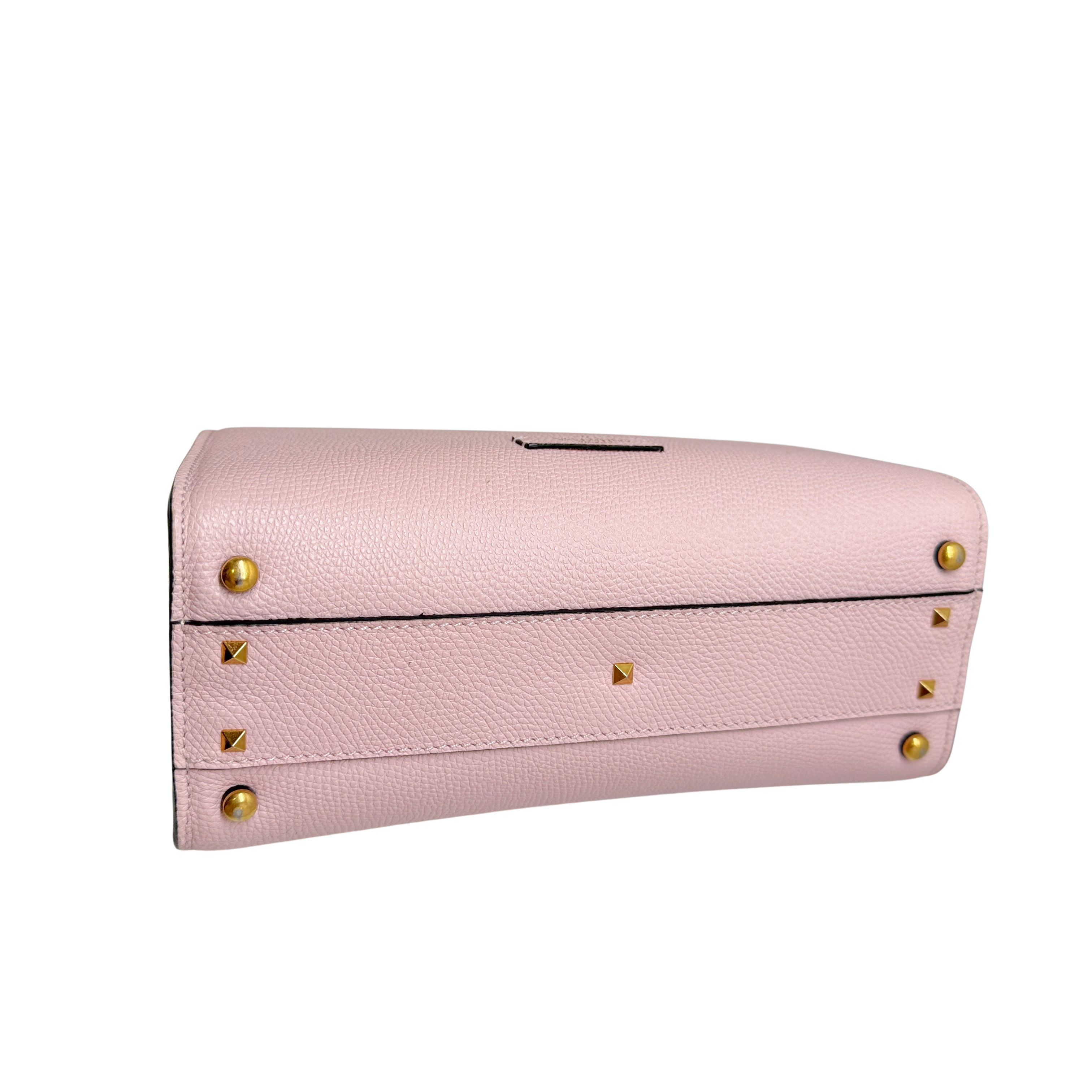 Valentino Garavani Small VSling Shoulder Bag Leather Pink
