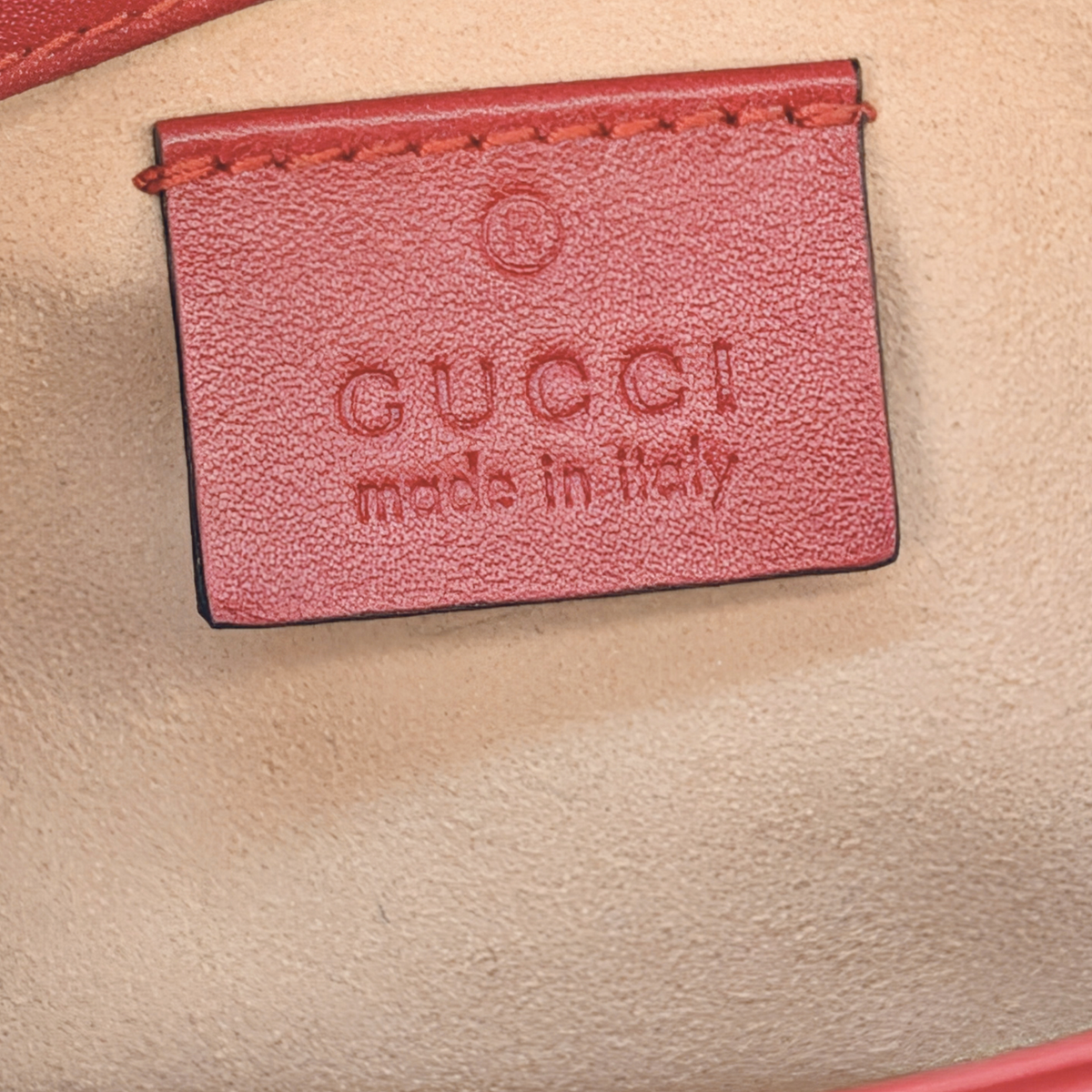 Gucci GG Marmont Mini Shoulder Bag Red