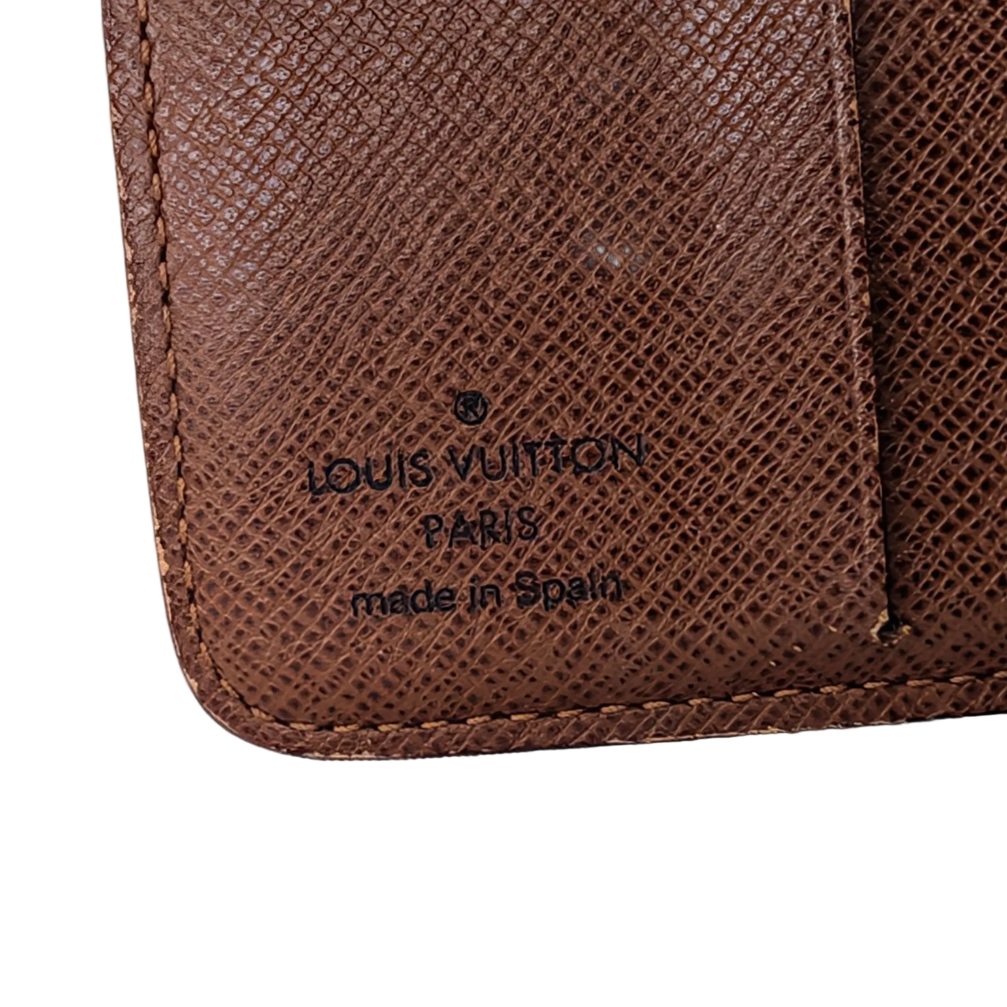 Louis Vuitton Compact Zip Bi-Fold Wallet Brown