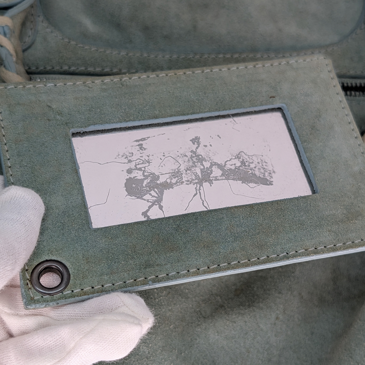 Balenciaga Motorcycle City Bag Suede Leather Pastel Green