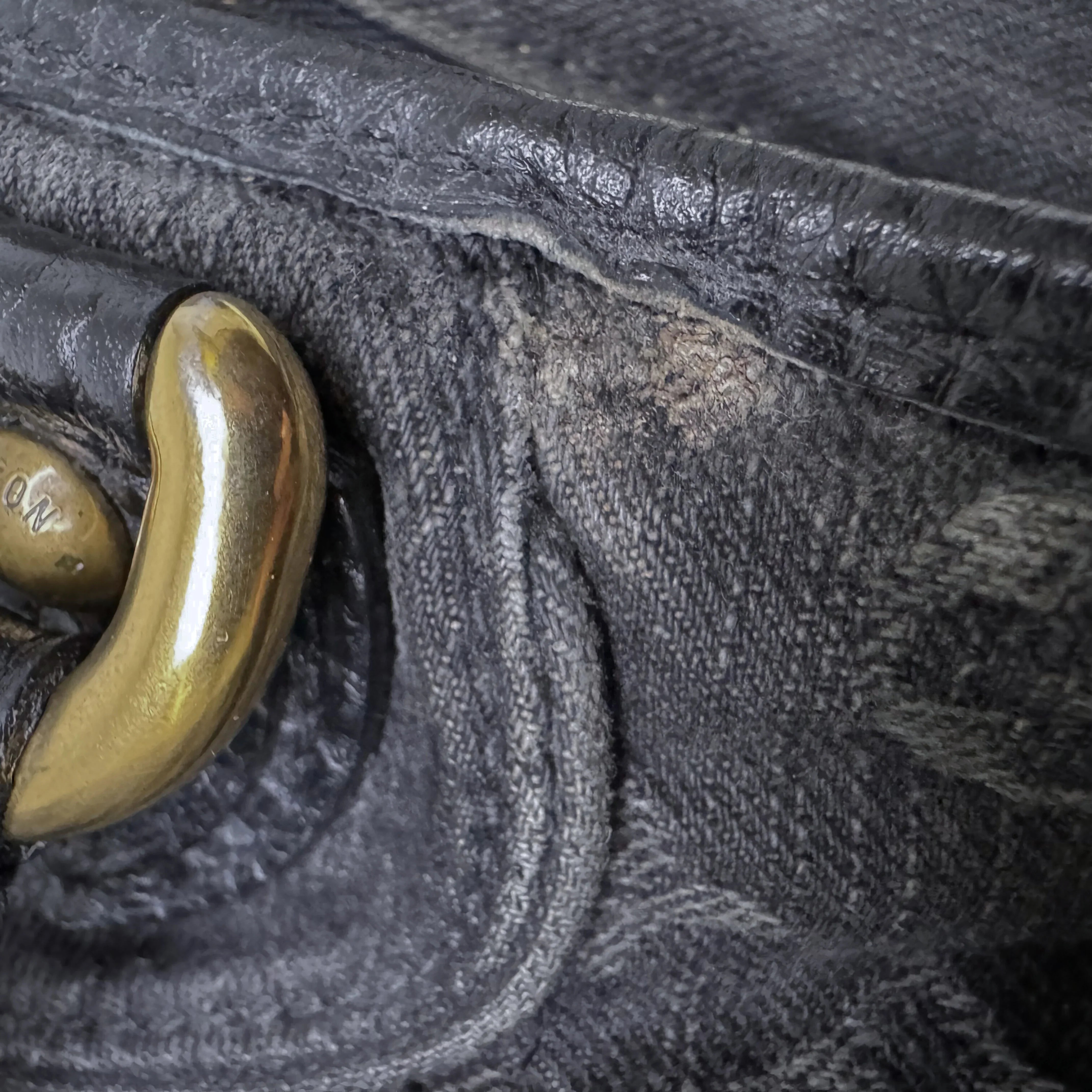 Louis Vuitton Neo Cabby MM Handbag Denim Black - Lost Designer