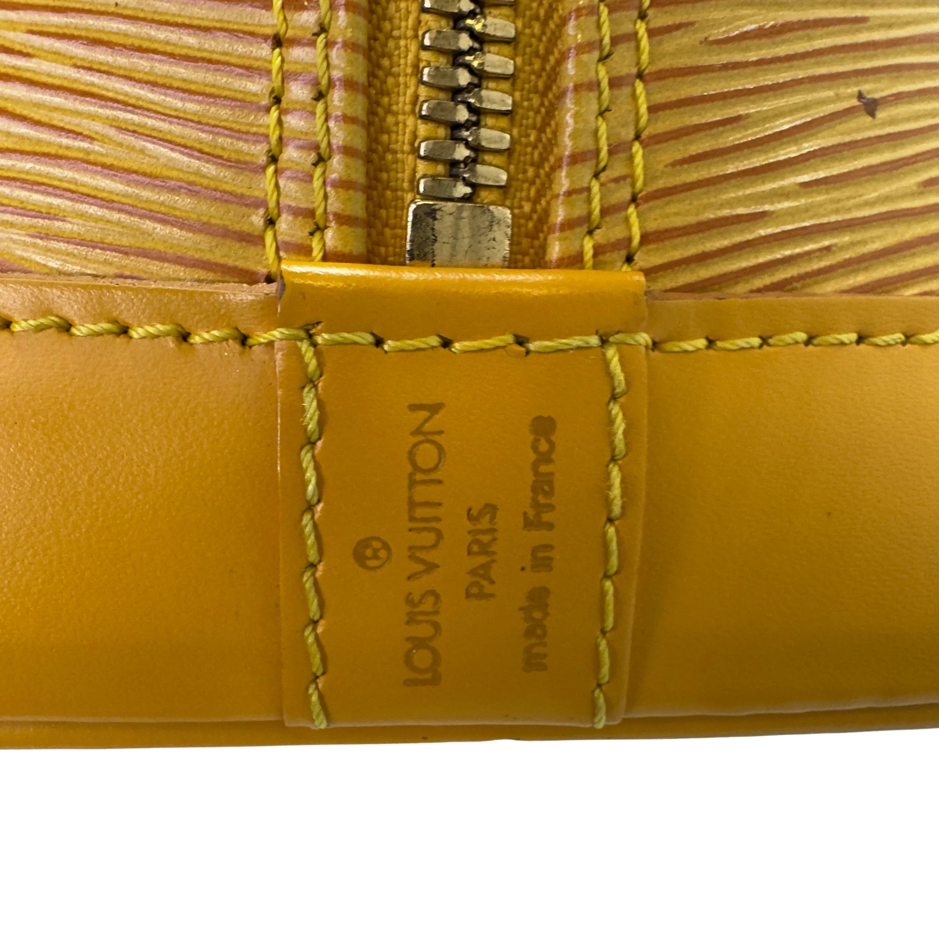 Louis Vuitton Epi Alma Shoulder Bag Yellow - Lost Designer