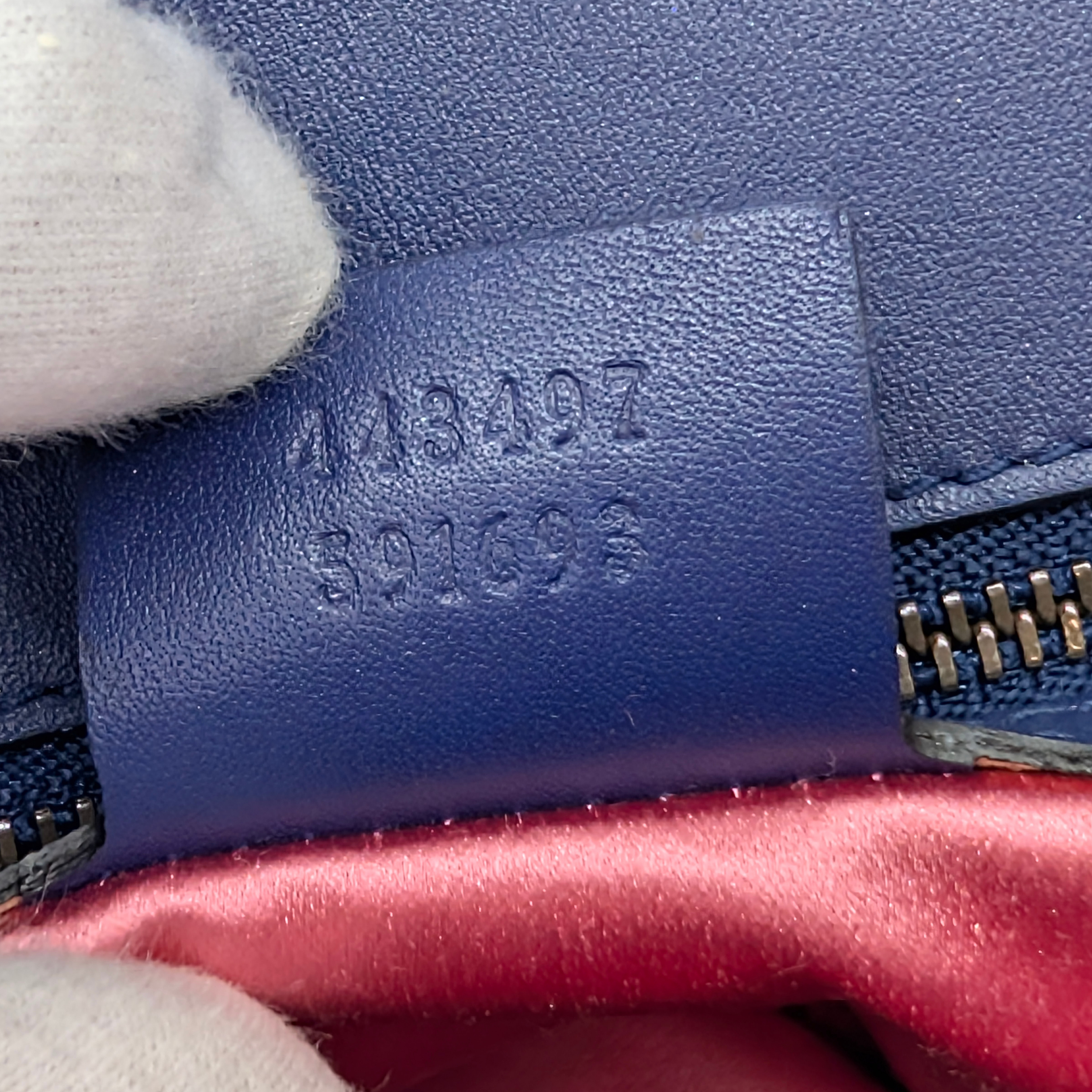 Gucci Marmont GG Velvet Matelasse Small Shoulder Bag Cobalt Blue