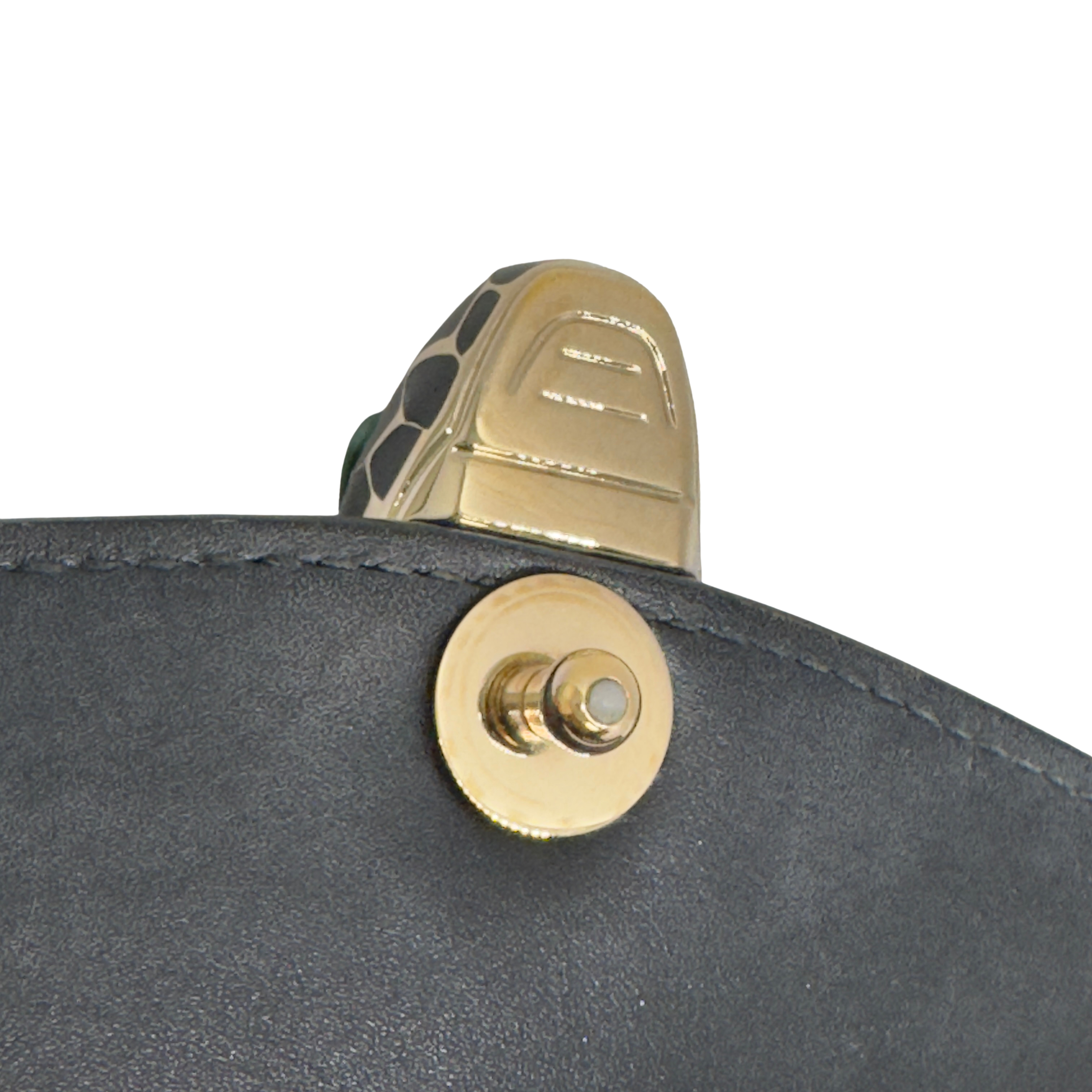 Bvlgari Serpenti Forever Chain Crossbody Bag Navy Blue