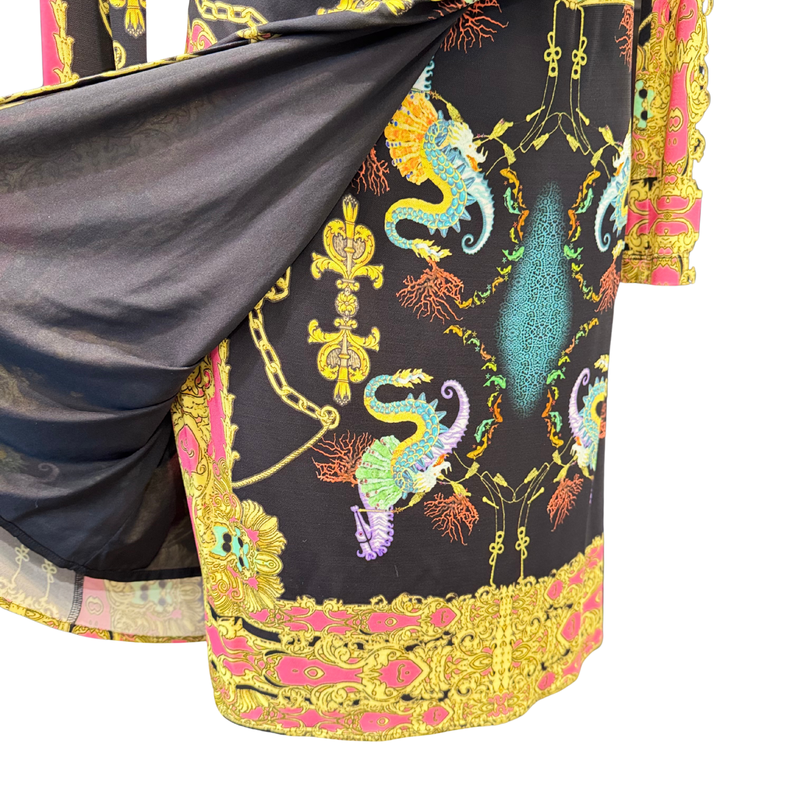 Roberto Cavalli Class Dress 38 Multicolour