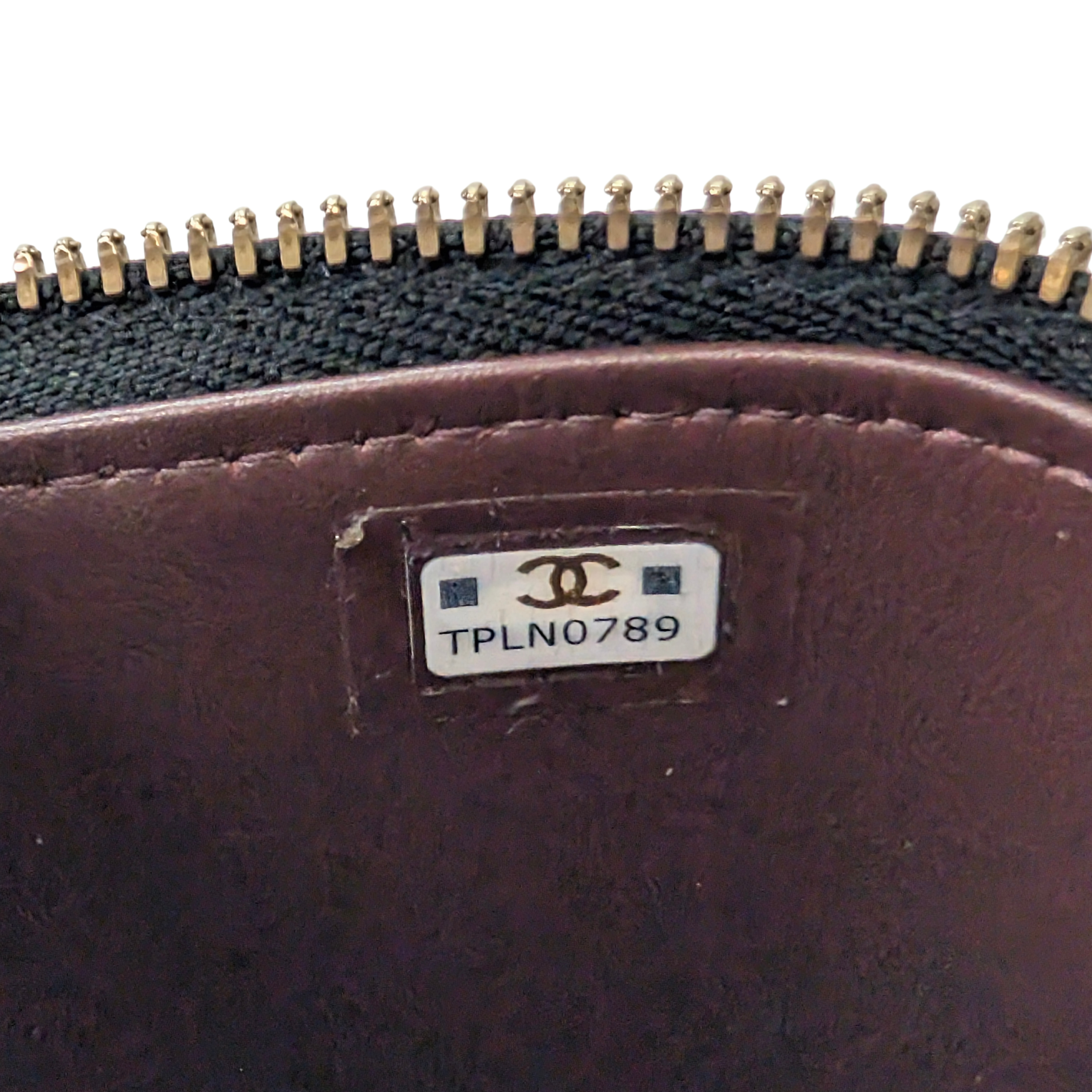 Chanel Caviar Quilted Small Vertical Coco Beauty Vanity Case with Chain Black