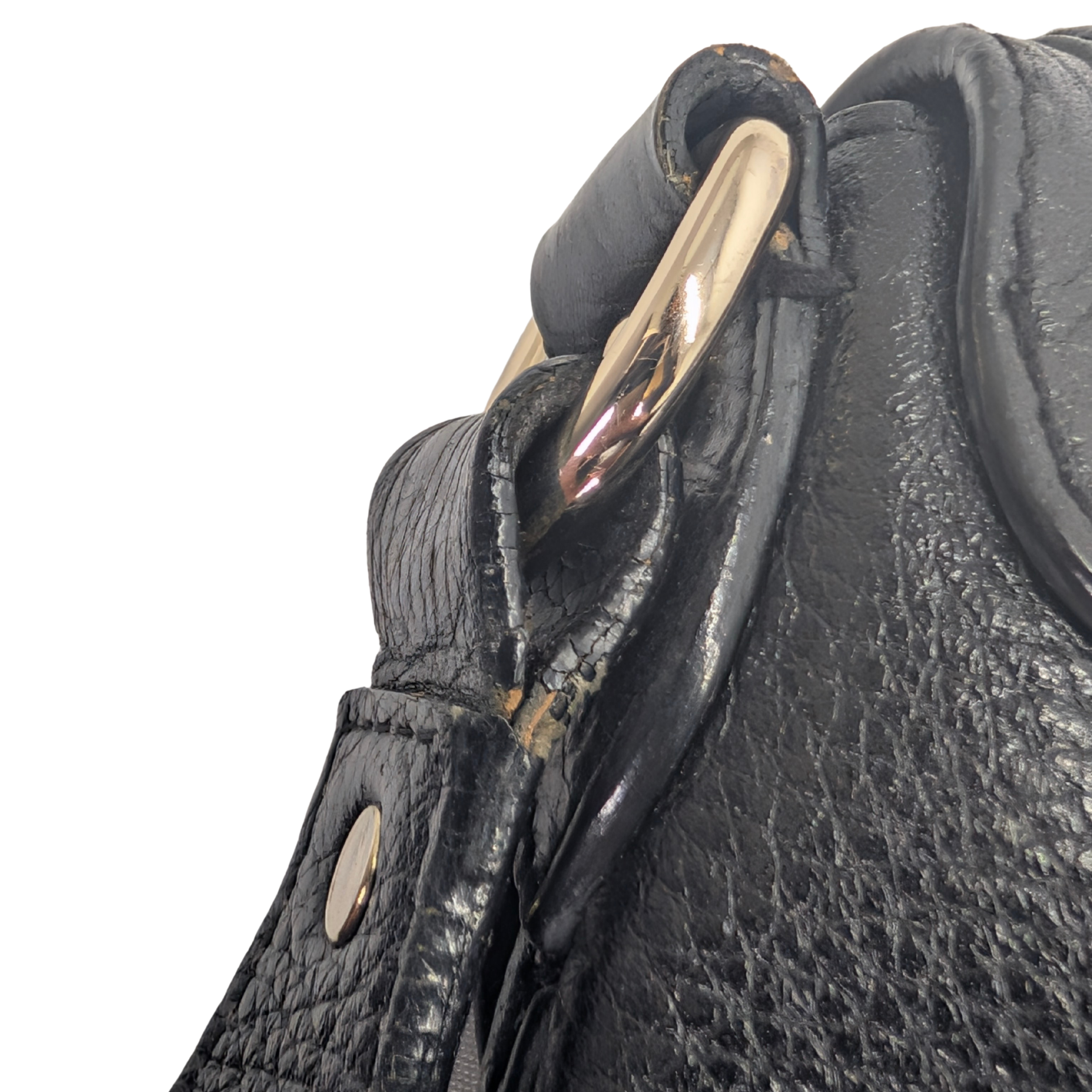 Burberry Leather Shoulder Bag Black