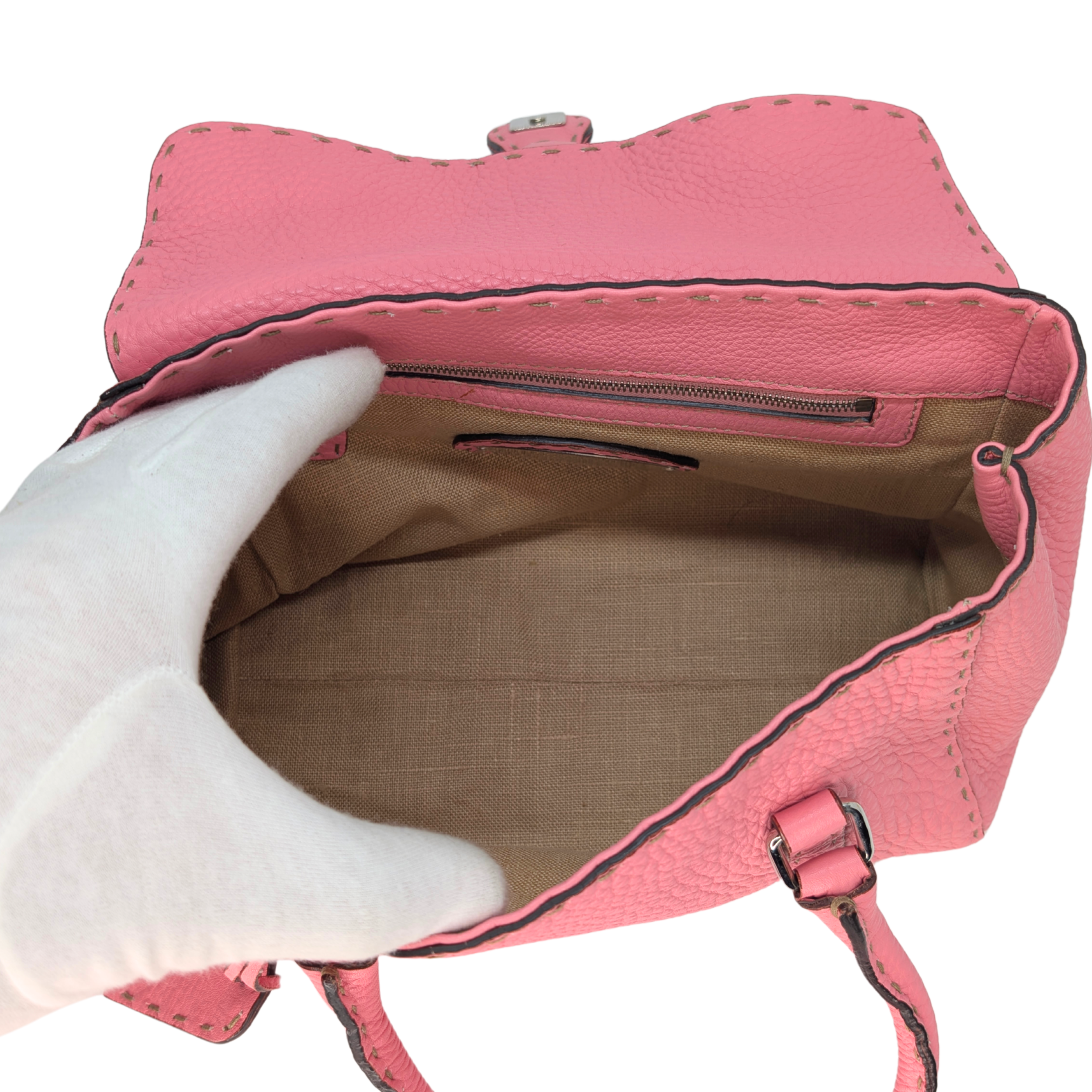 Fendi Selleria Mini Linda Bag Pink