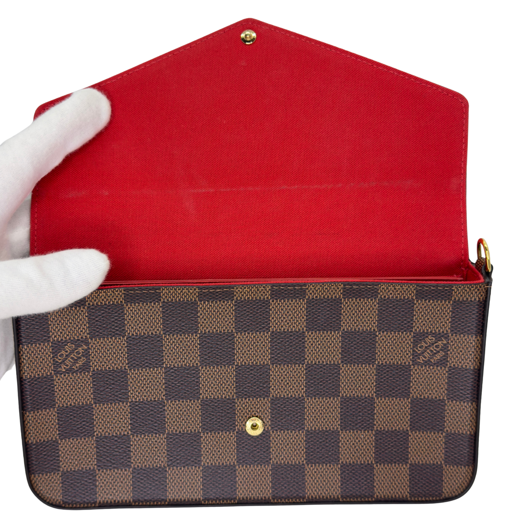 Louis Vuitton Pochette Felicie Ebene Brown